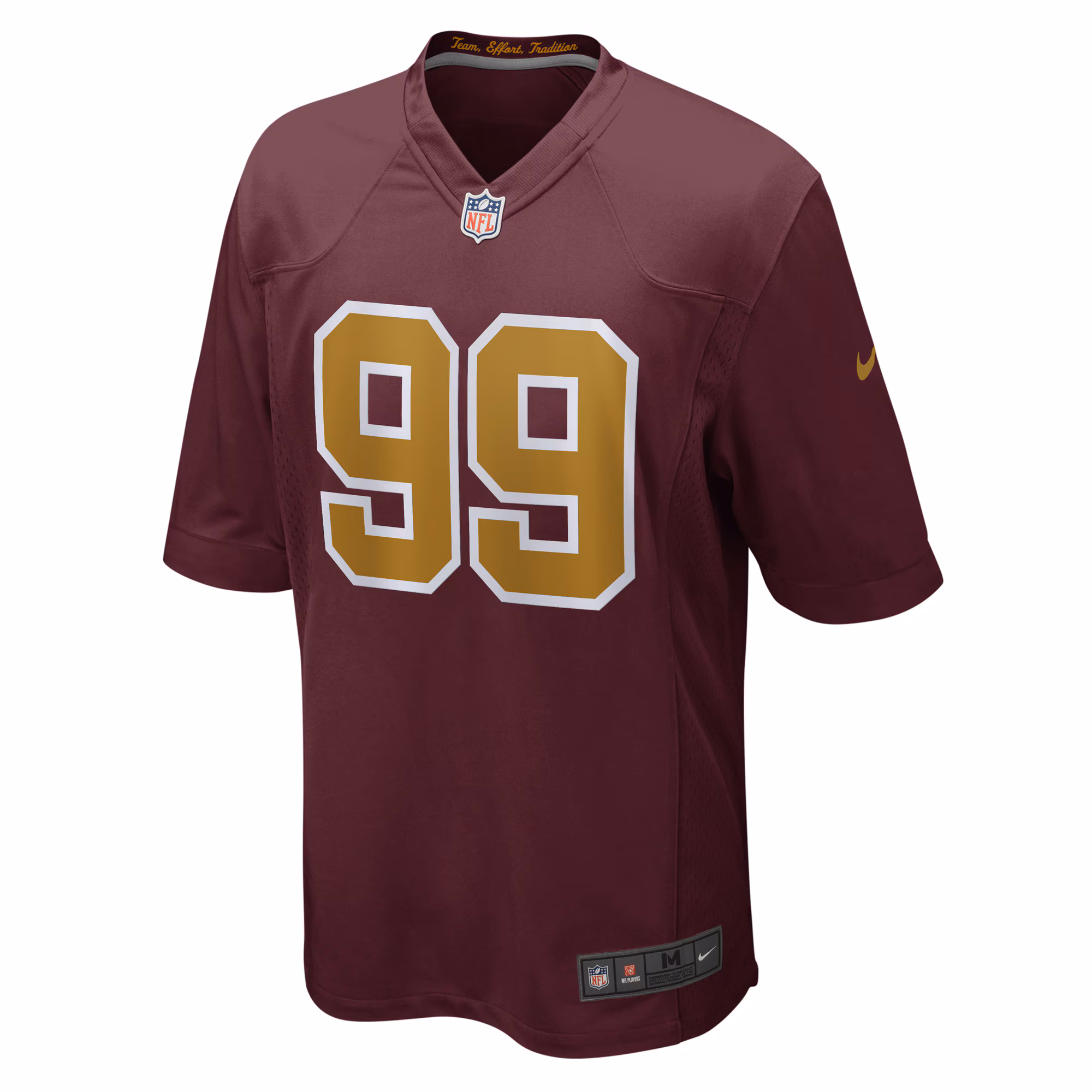 Chase Young Washington Football Team Alternate Game Jersey - Burgundy