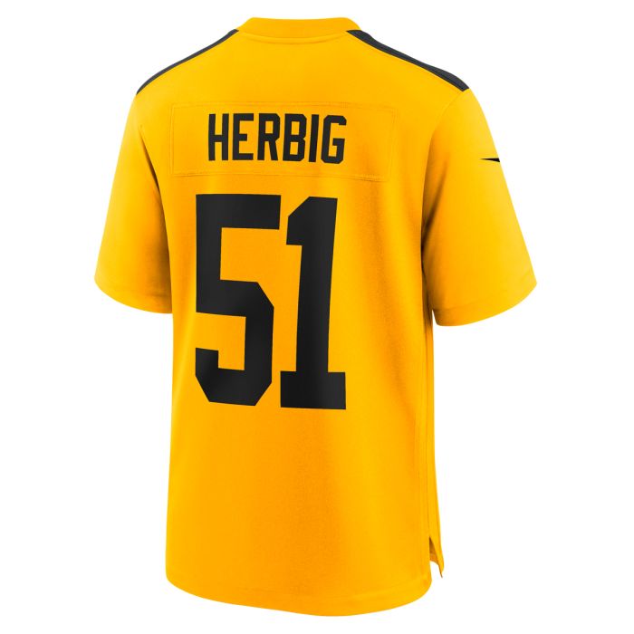 Nick Herbig #51 Men's Replica '33 Throwback Jersey