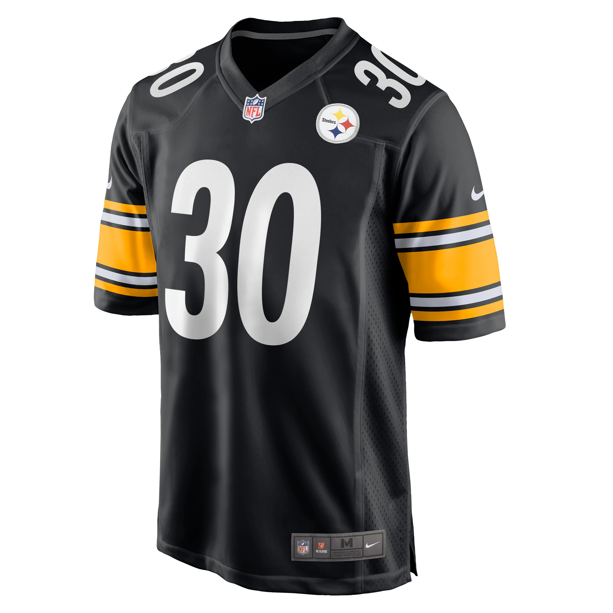 Jaylen Warren Pittsburgh Steelers Game Player Jersey - Black