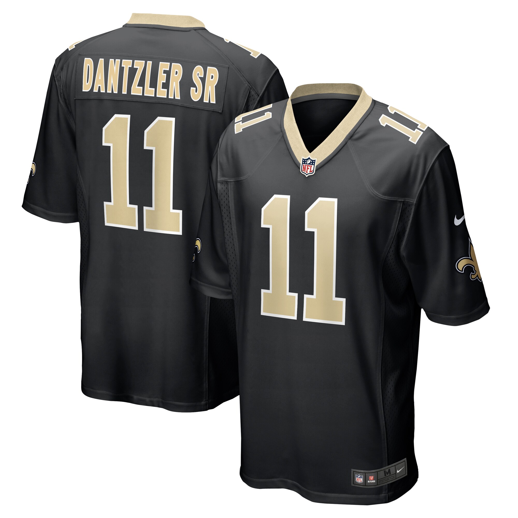 Cameron Dantzler Sr New Orleans Saints  Game Jersey -  Black