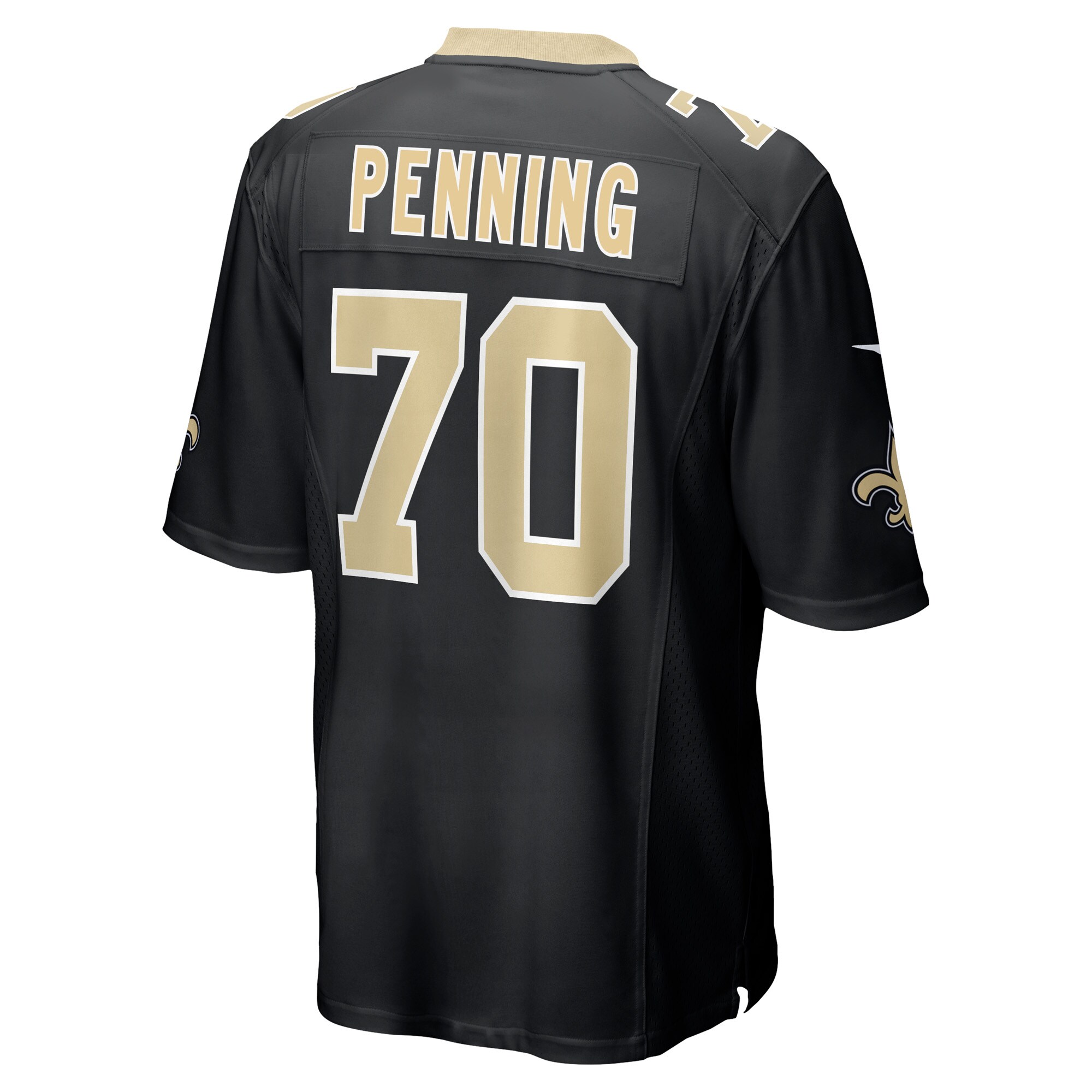 Trevor Penning New Orleans Saints Game Player Jersey - Black