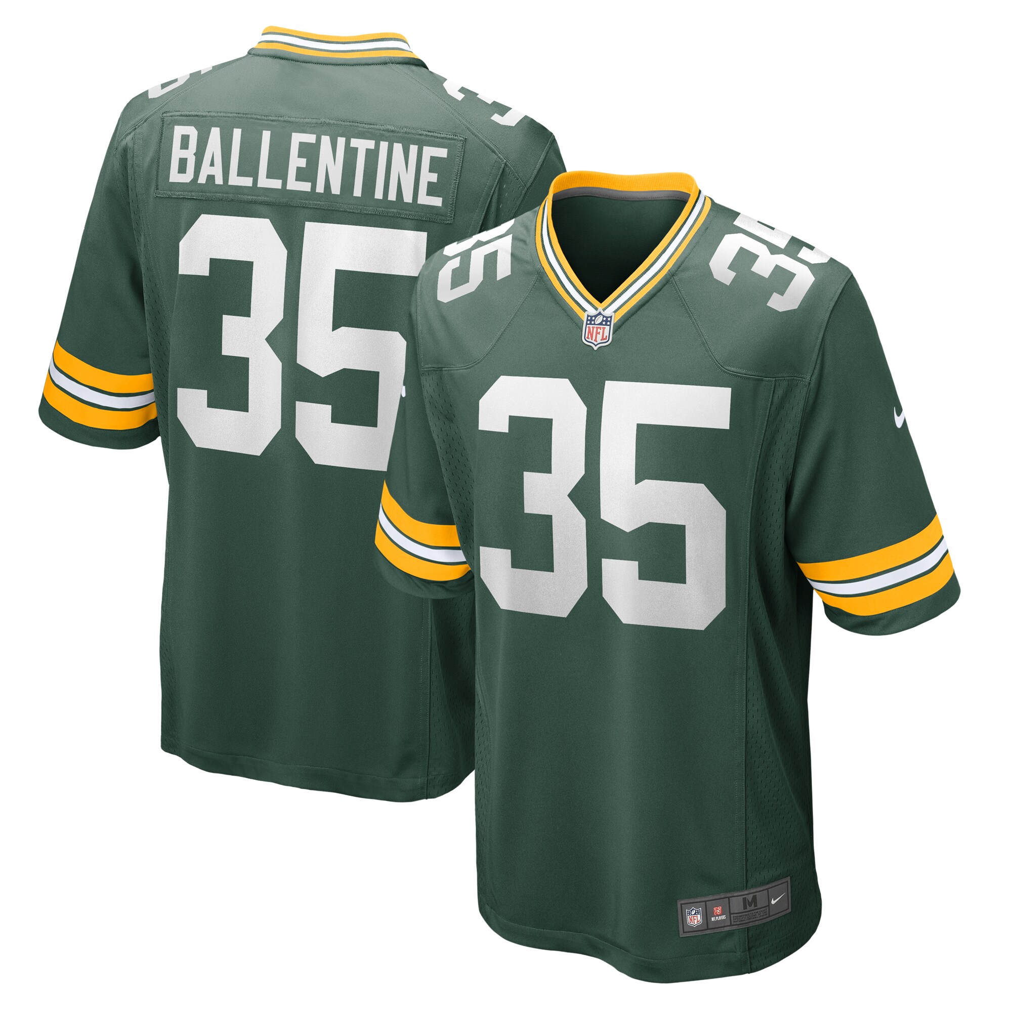 Corey Ballentine Green Bay Packers  Home Game Player Jersey - Green