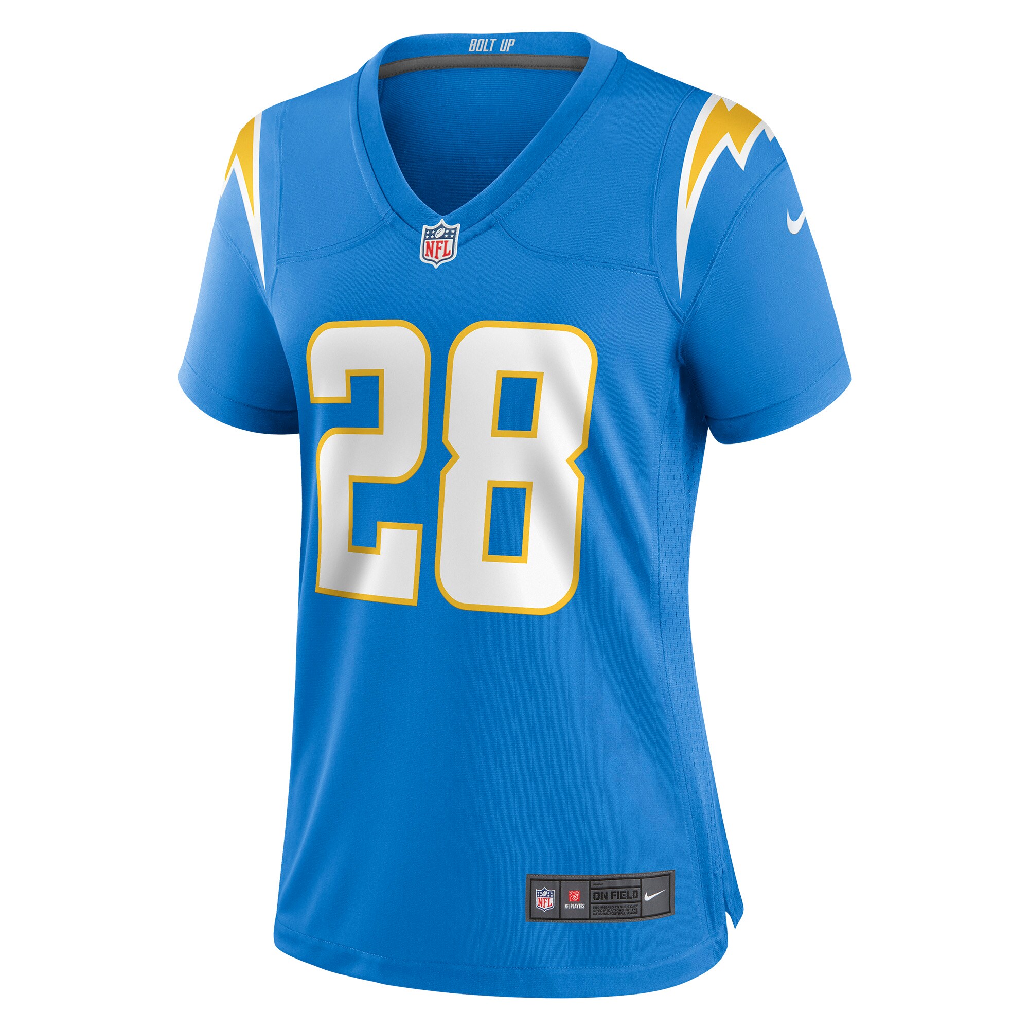 Isaiah Spiller Los Angeles Chargers Women's Game Jersey - Powder Blue
