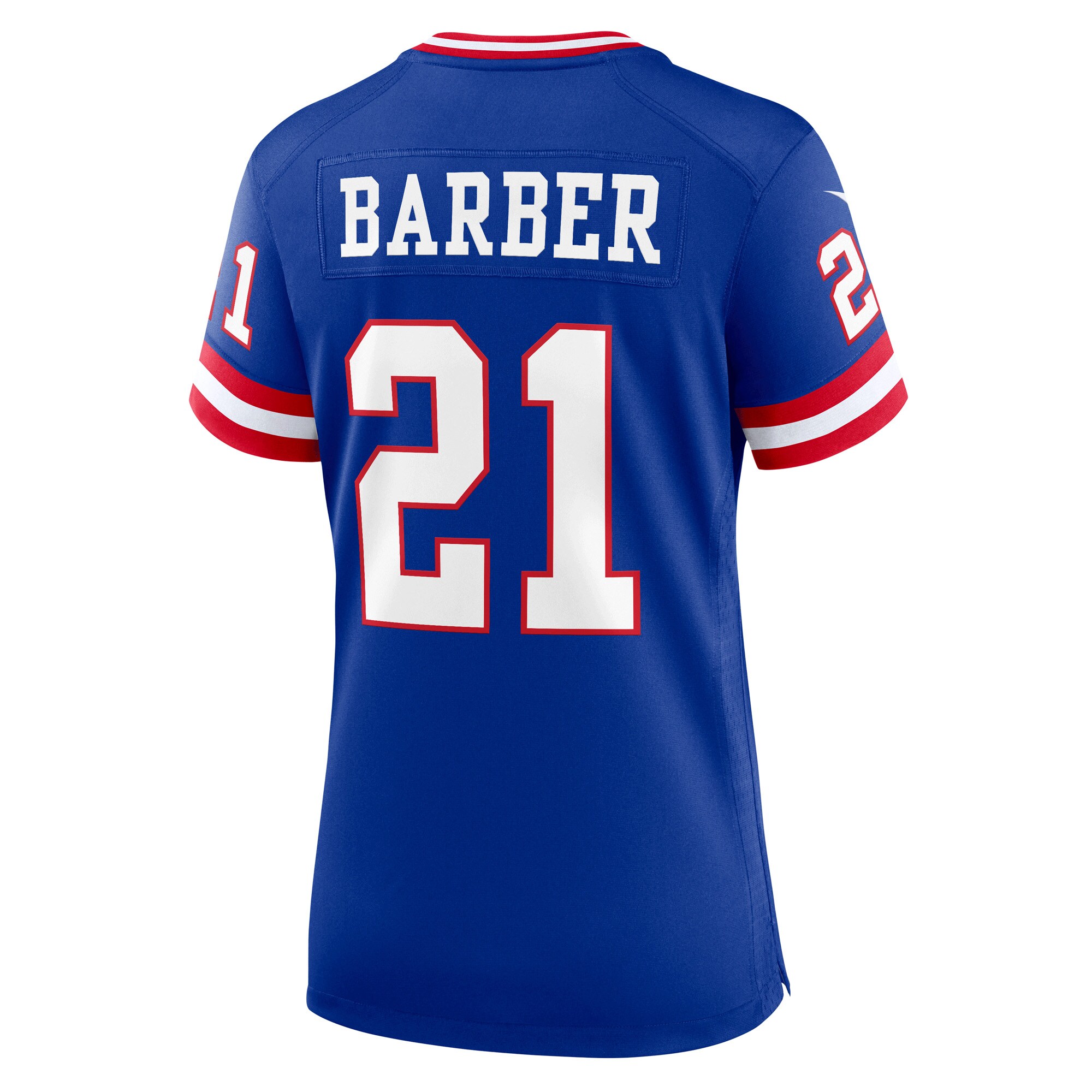 Tiki Barber New York Giants Women's Classic Retired Player Game Jersey - Royal