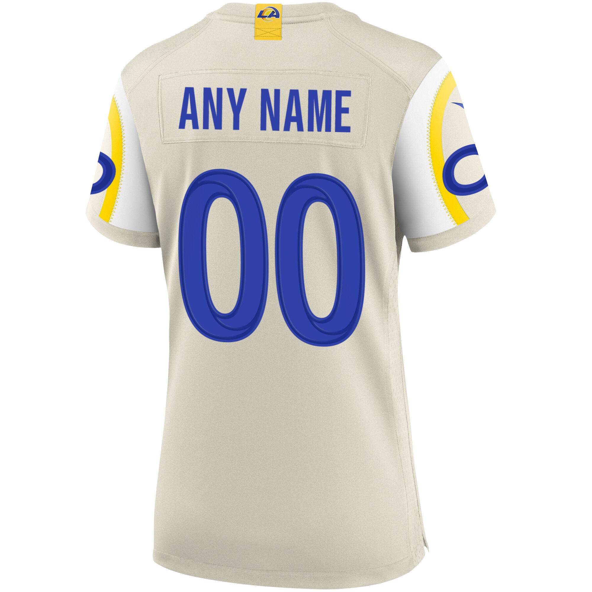 Los Angeles Rams Women's Custom Game Jersey - Bone