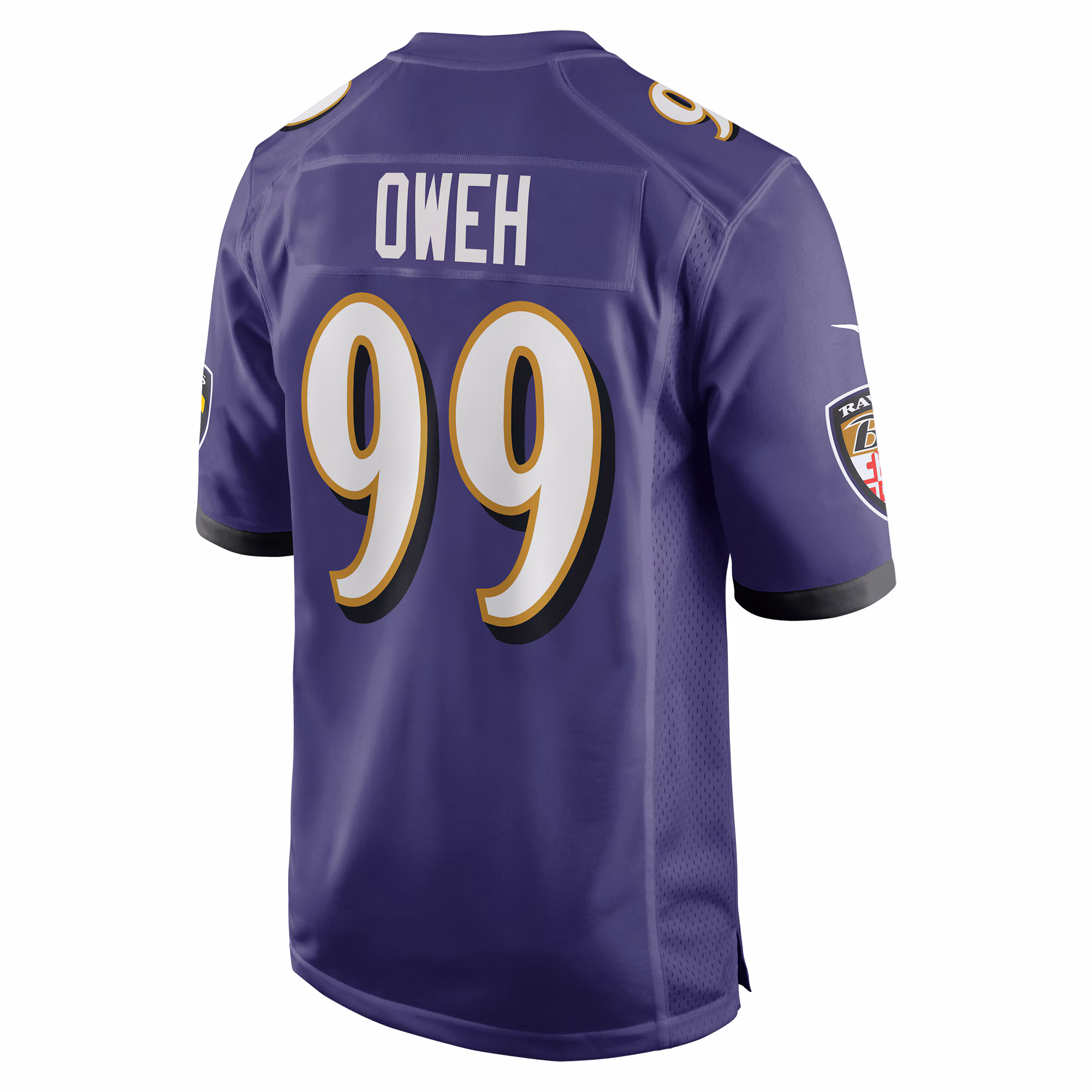 Odafe Oweh Baltimore Ravens Game Jersey - Black