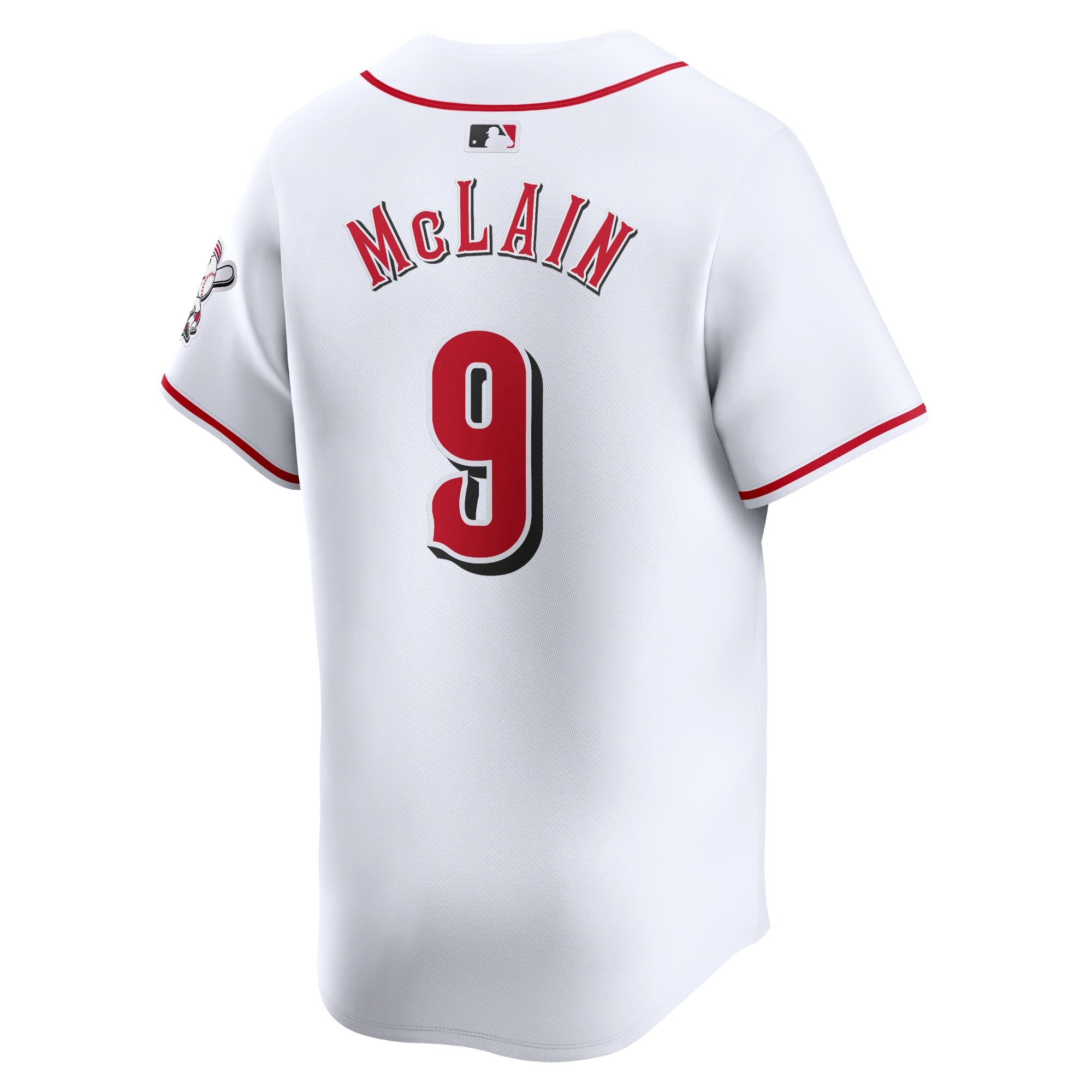 Men's Cincinnati Reds Matt McLain  White Home Limited Player Jersey