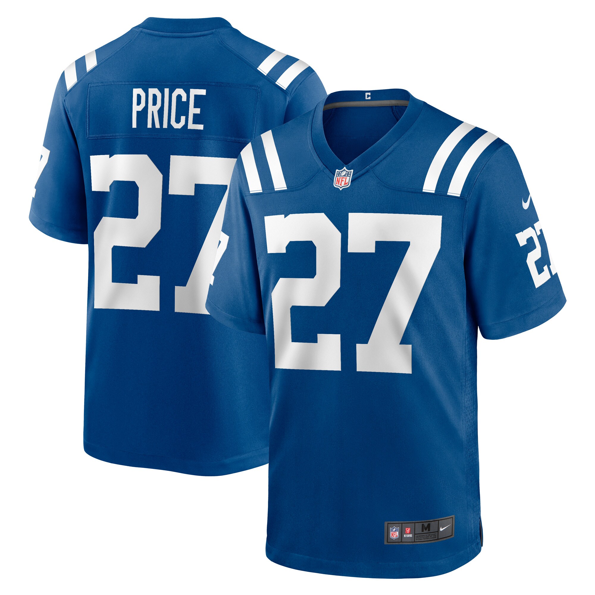 D'Vonte Price Indianapolis Colts  Game Player Jersey - Royal