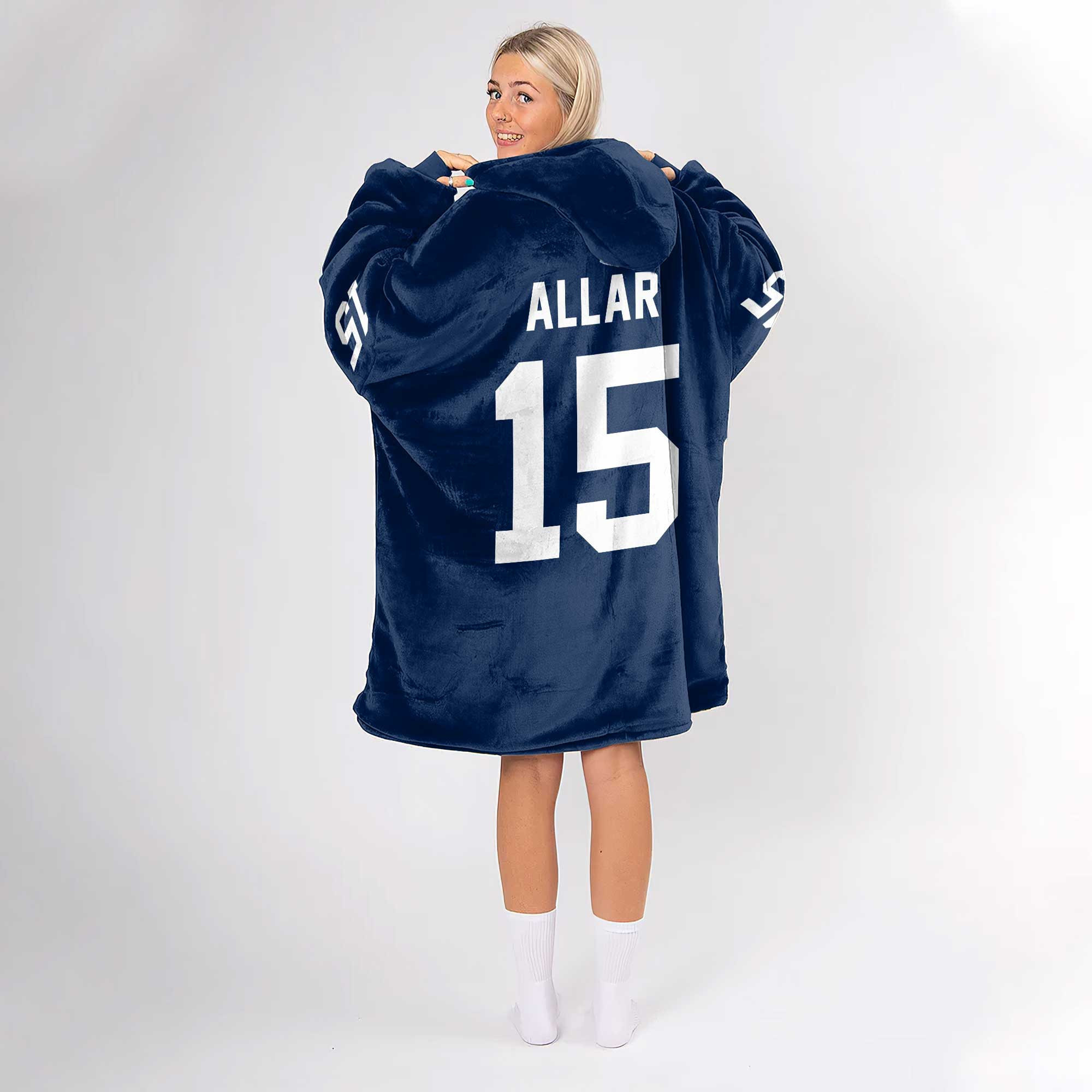 Adult 15 Penn State Football Unisex Blanket Hoodie