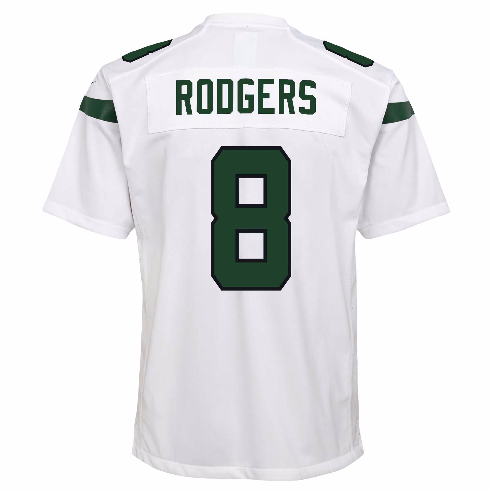 Aaron Rodgers New York Jets Youth Game Jersey - Gotham Green