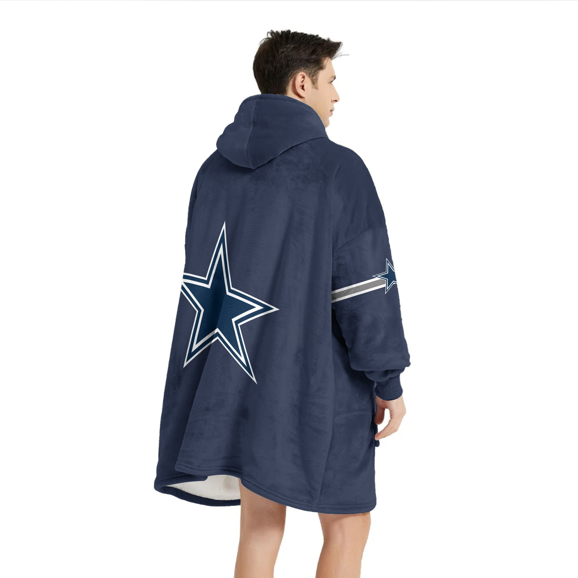 Adult Dallas Football Unisex Blanket Hoodie
