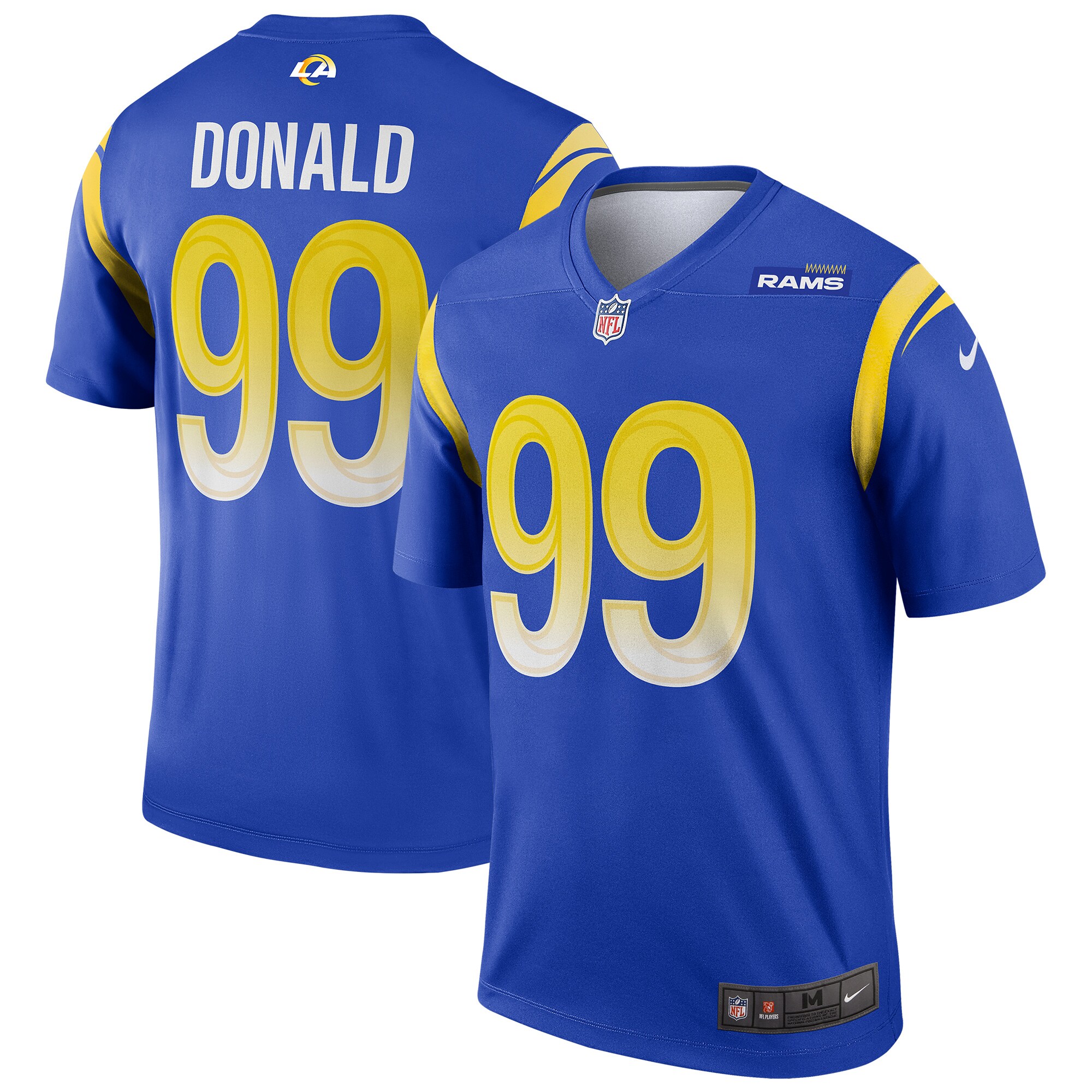 Aaron Donald #99 Los Angeles Rams  Legend Jersey - Royal