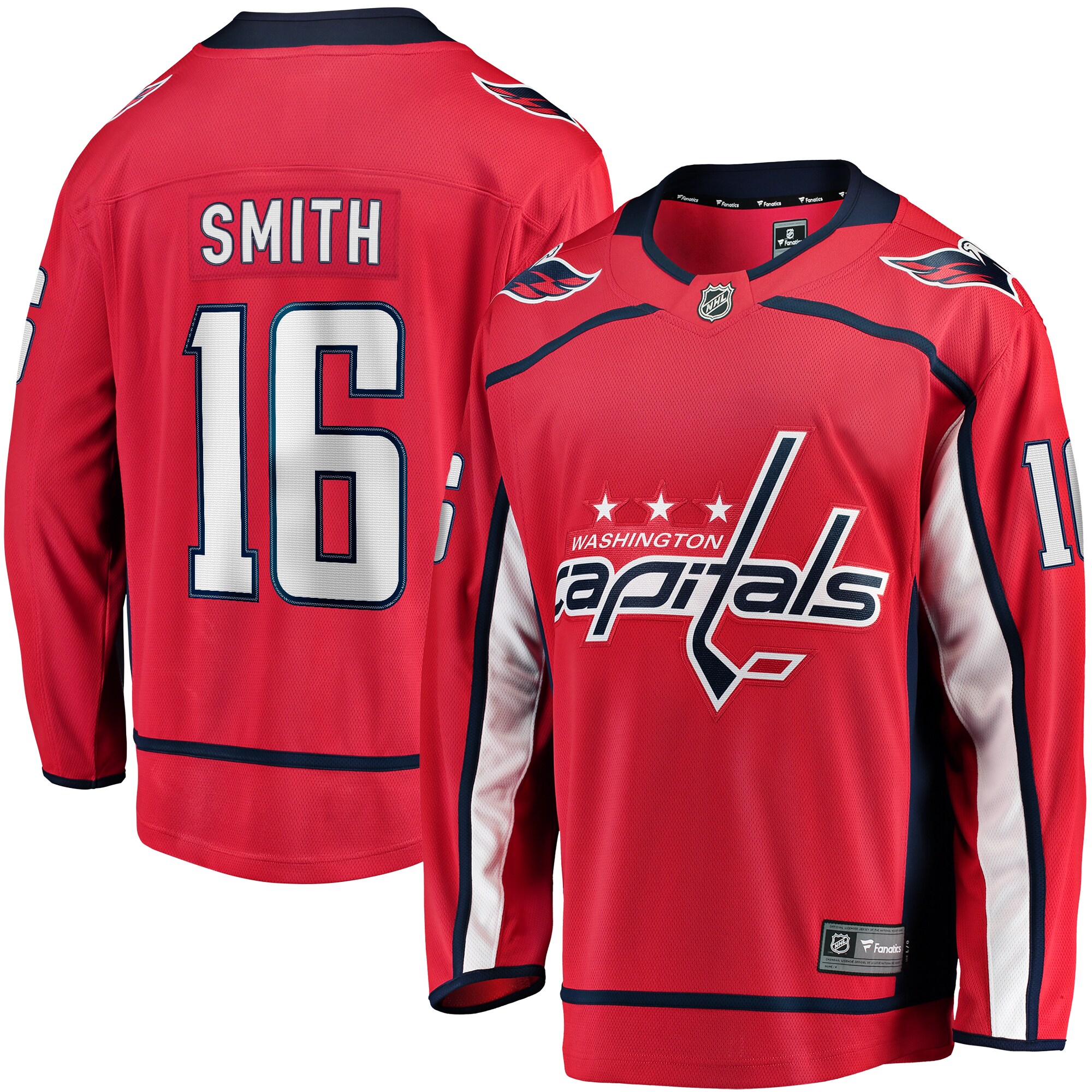 Craig Smith Washington Capitals Home Breakaway Jersey - Red
