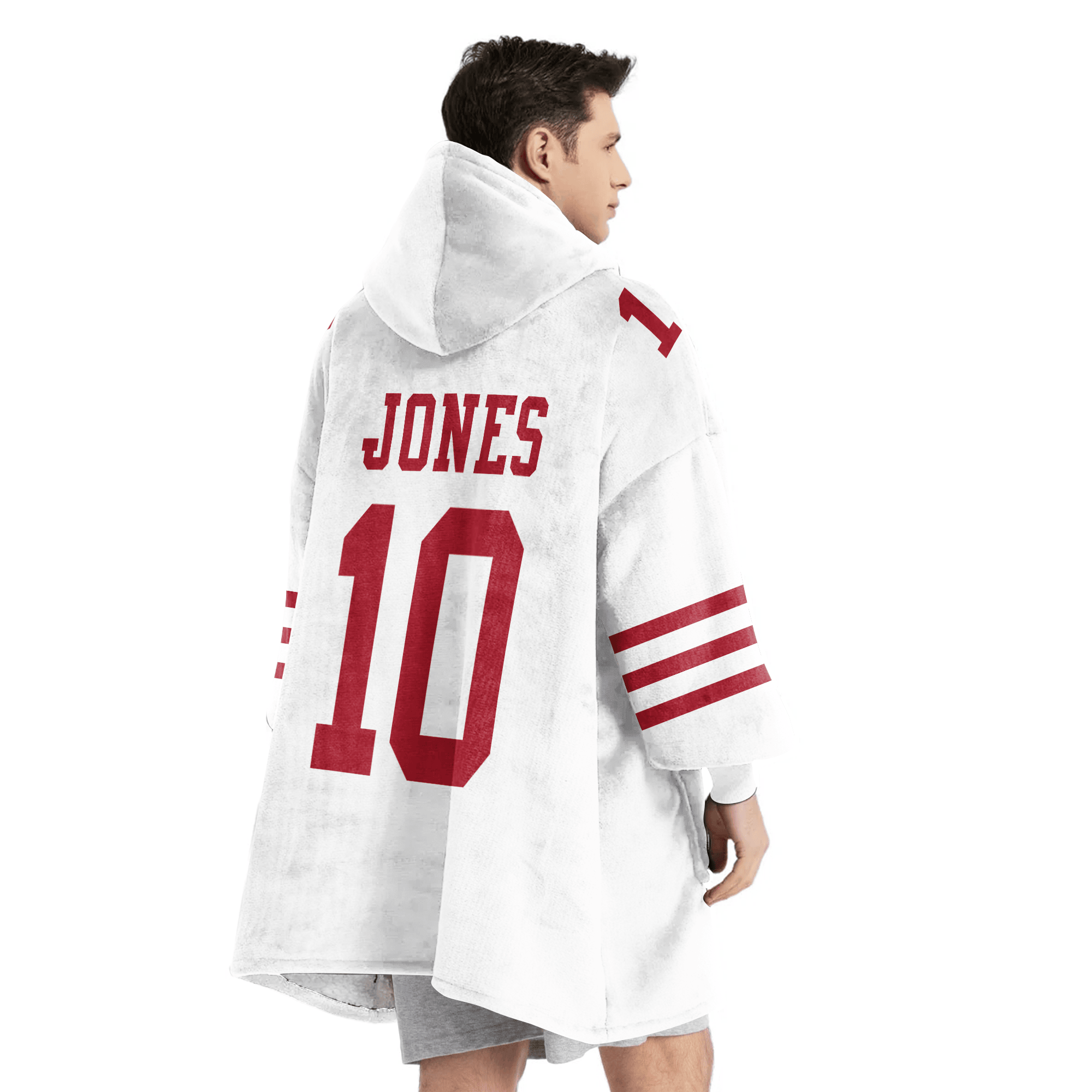 M.J 10 San Francisco 49ers Football Unisex Blanket Hoodie
