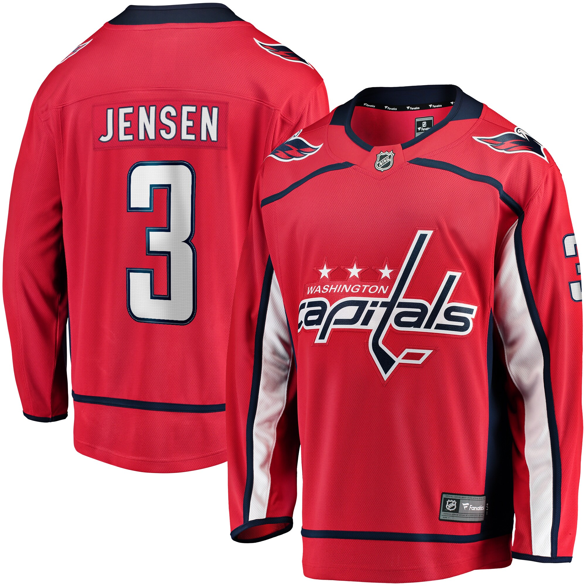 Nick Jensen Washington Capitals Replica Player Jersey - Red