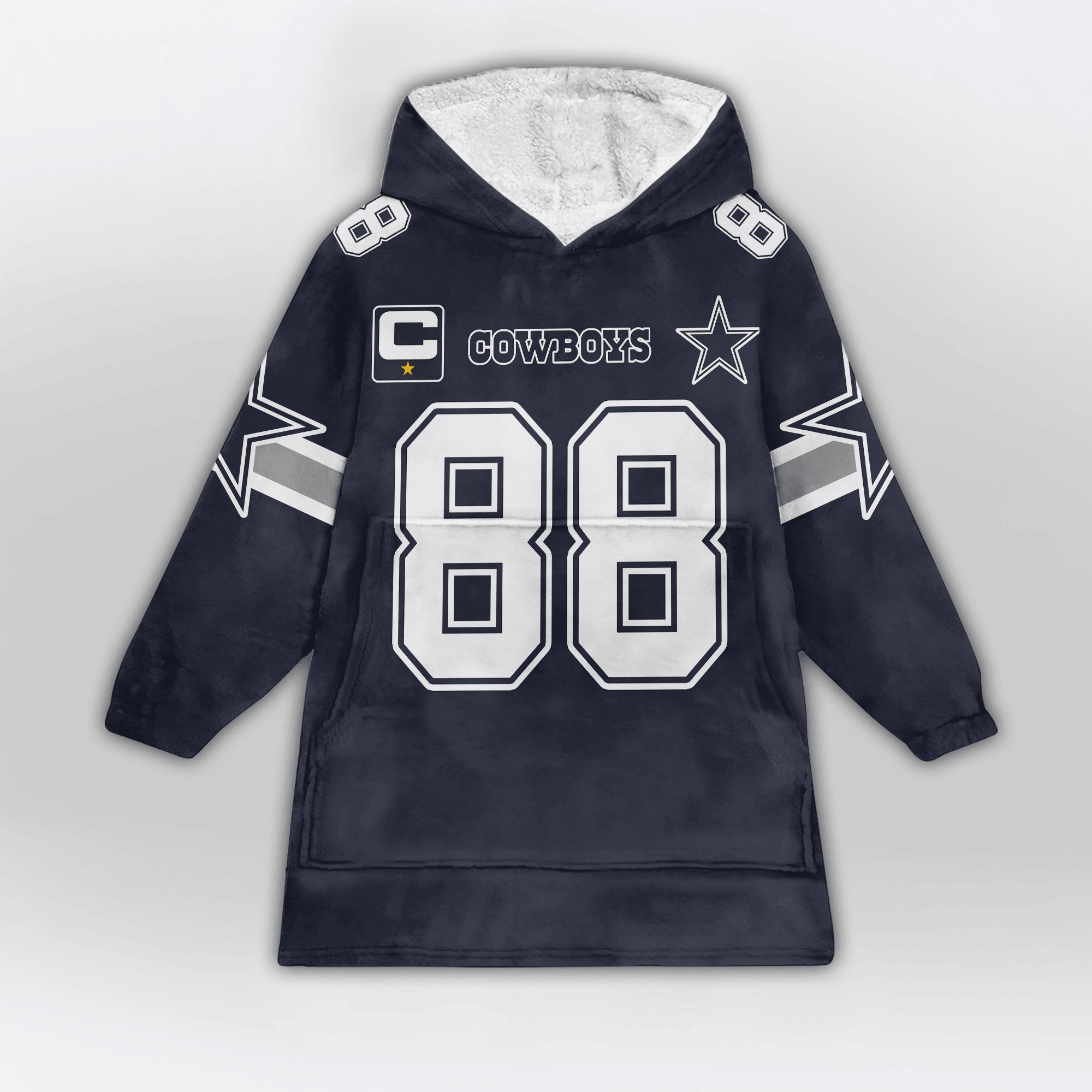 Adult C.L 88 Captain Dalllas Football Unisex Blanket Hoodie