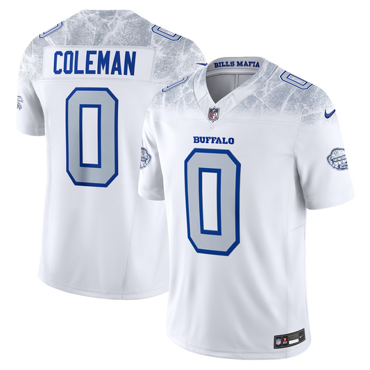 Men's Keon Coleman #0 Buffalo Bills Dri-FIT Rivalries Collection Limited Jersey-White