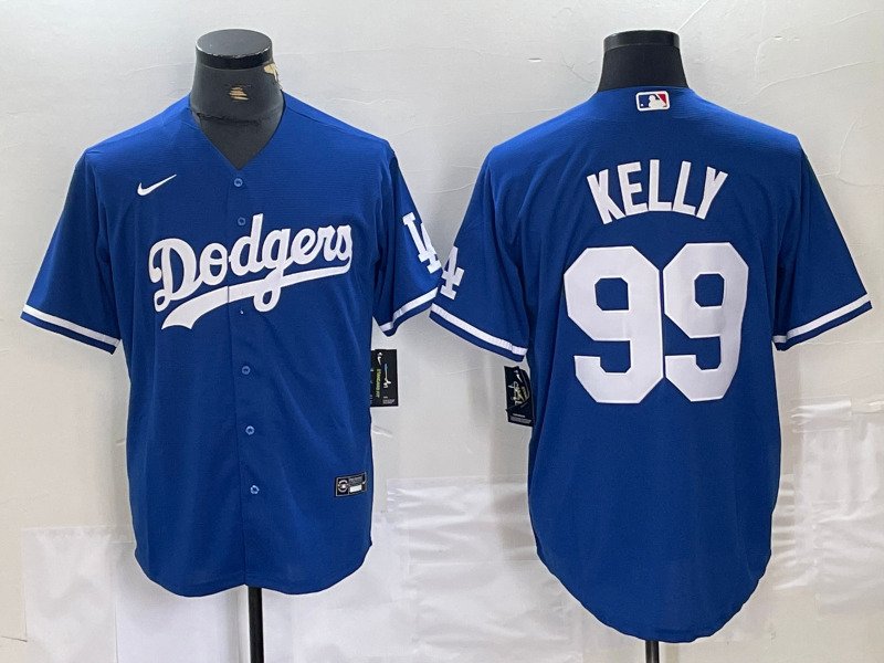 Men's Los Angeles Dodgers #99 Joe Kelly  Blue Limited Jersey