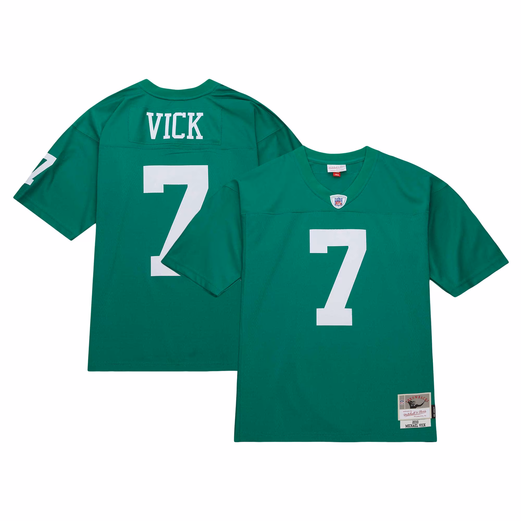 Michael Vick Philadelphia Eagles #7 Legacy Replica Jersey - Kelly Green