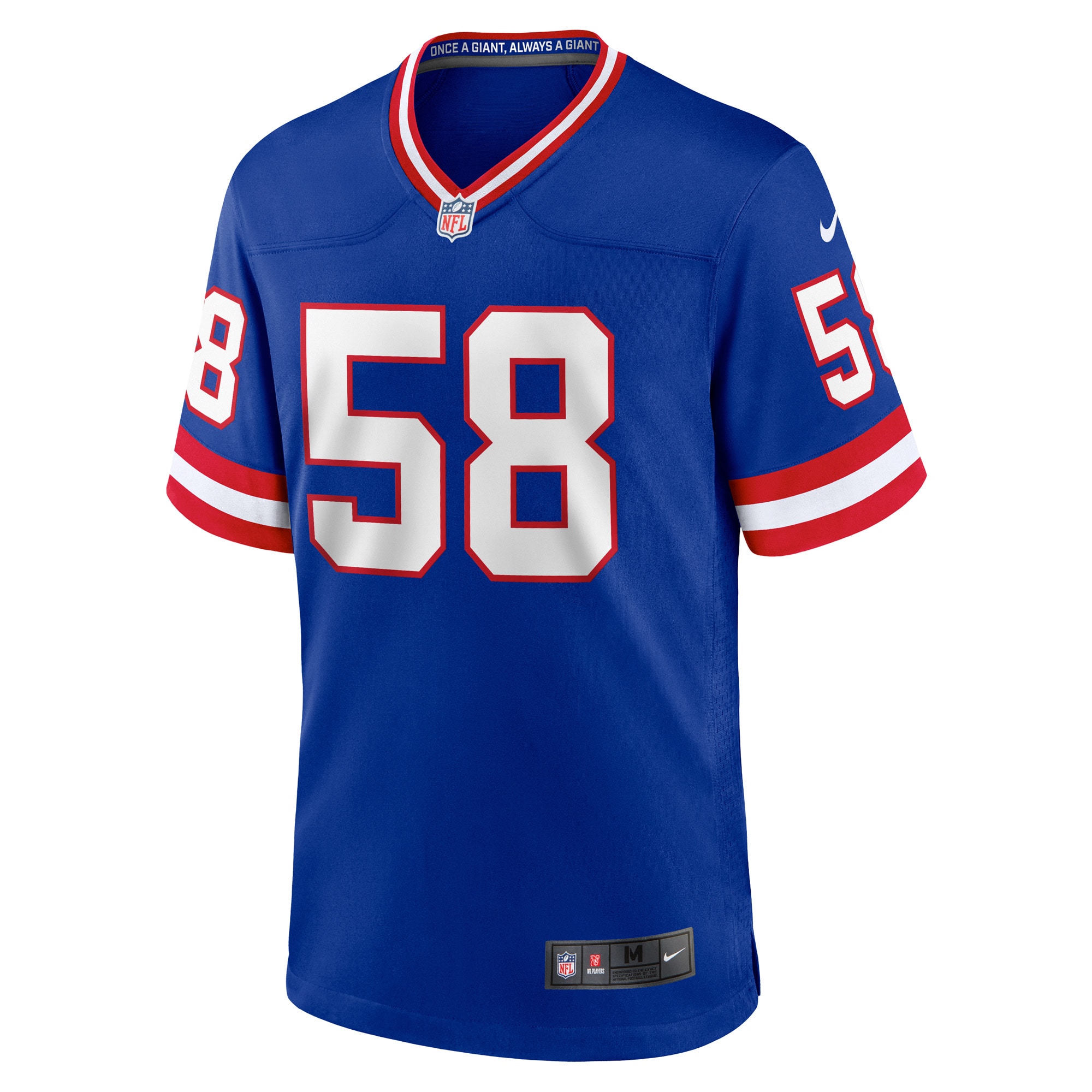 Carl Banks New York Giants Classic Retired Player Game Jersey - Royal