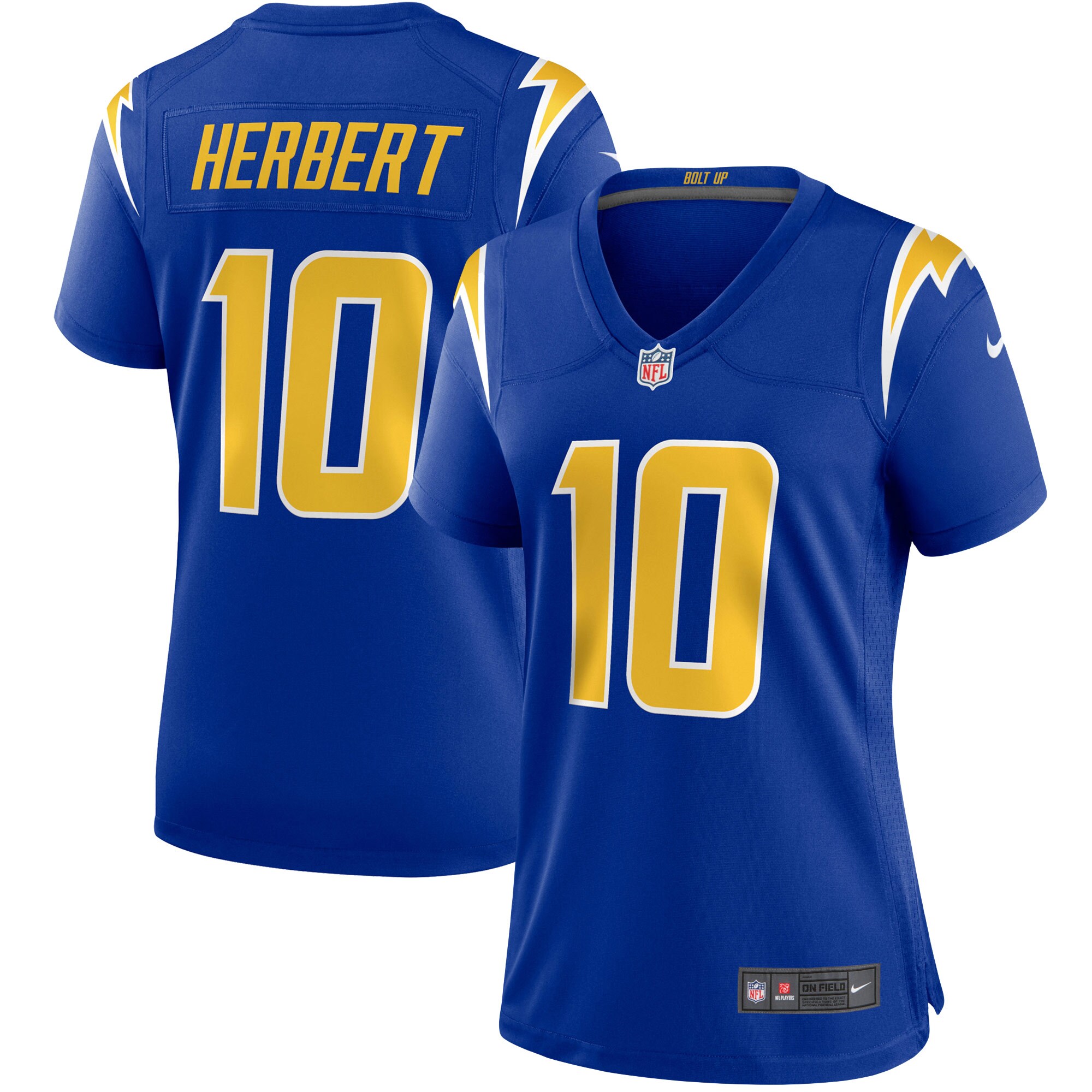 Justin Herbert Los Angeles Chargers Women's Game Jersey - Powder Blue