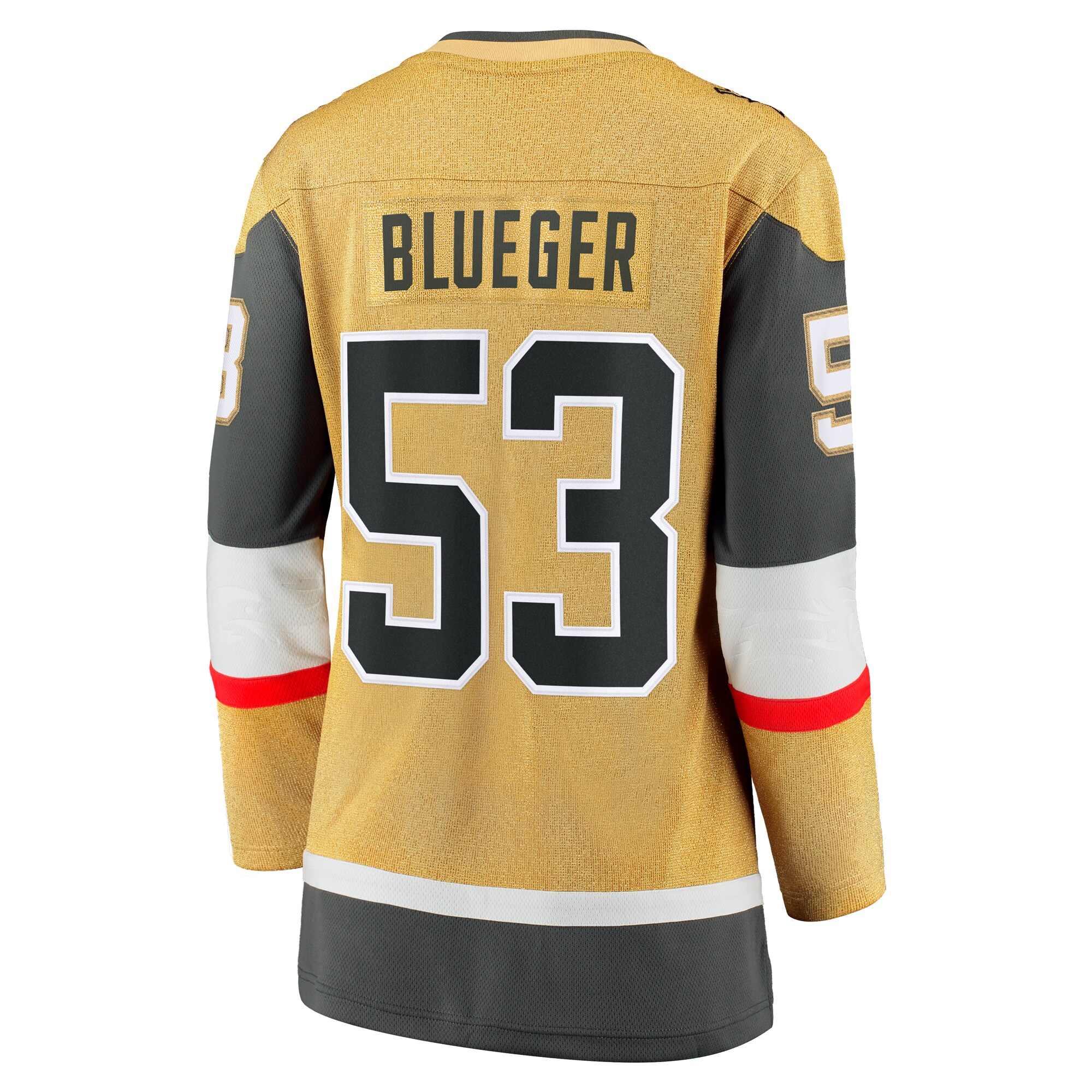 Teddy Blueger Vegas Golden Knights Women's Home Breakaway Jersey - Gold