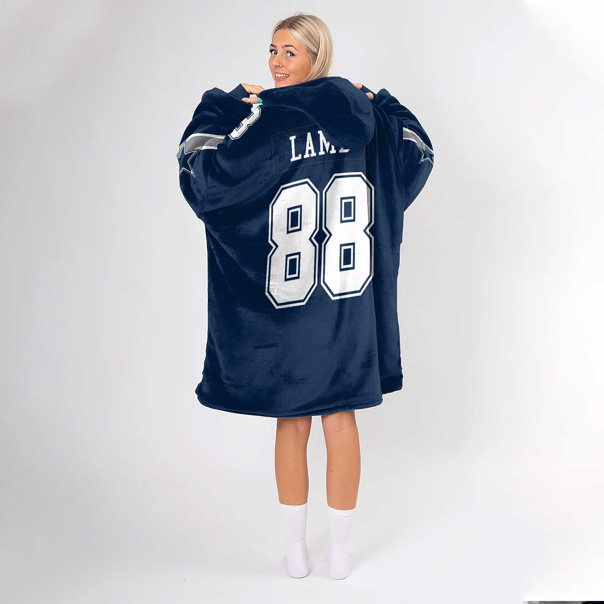 Adult C.D.L 88 Dallas Football Unisex Blanket Hoodie