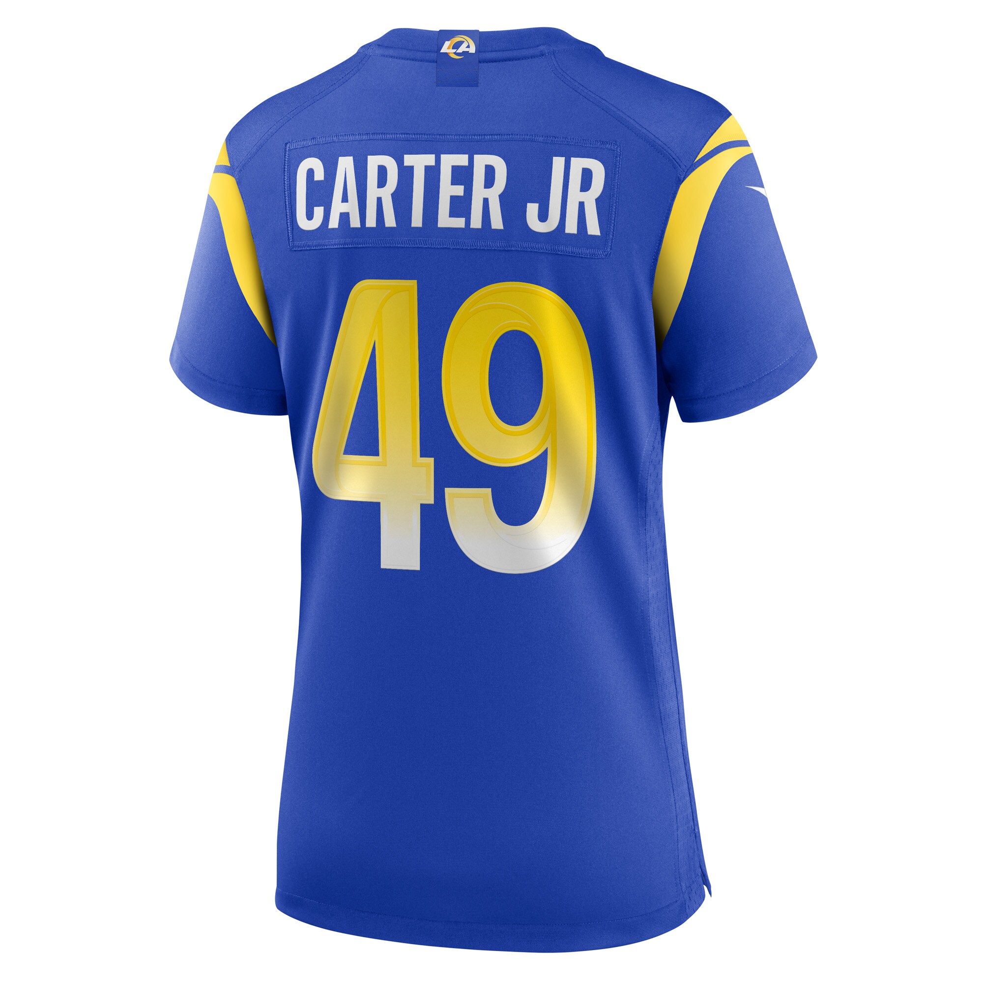 Roger Carter Jr. Los Angeles Rams  Women's Game Player Jersey - Royal
