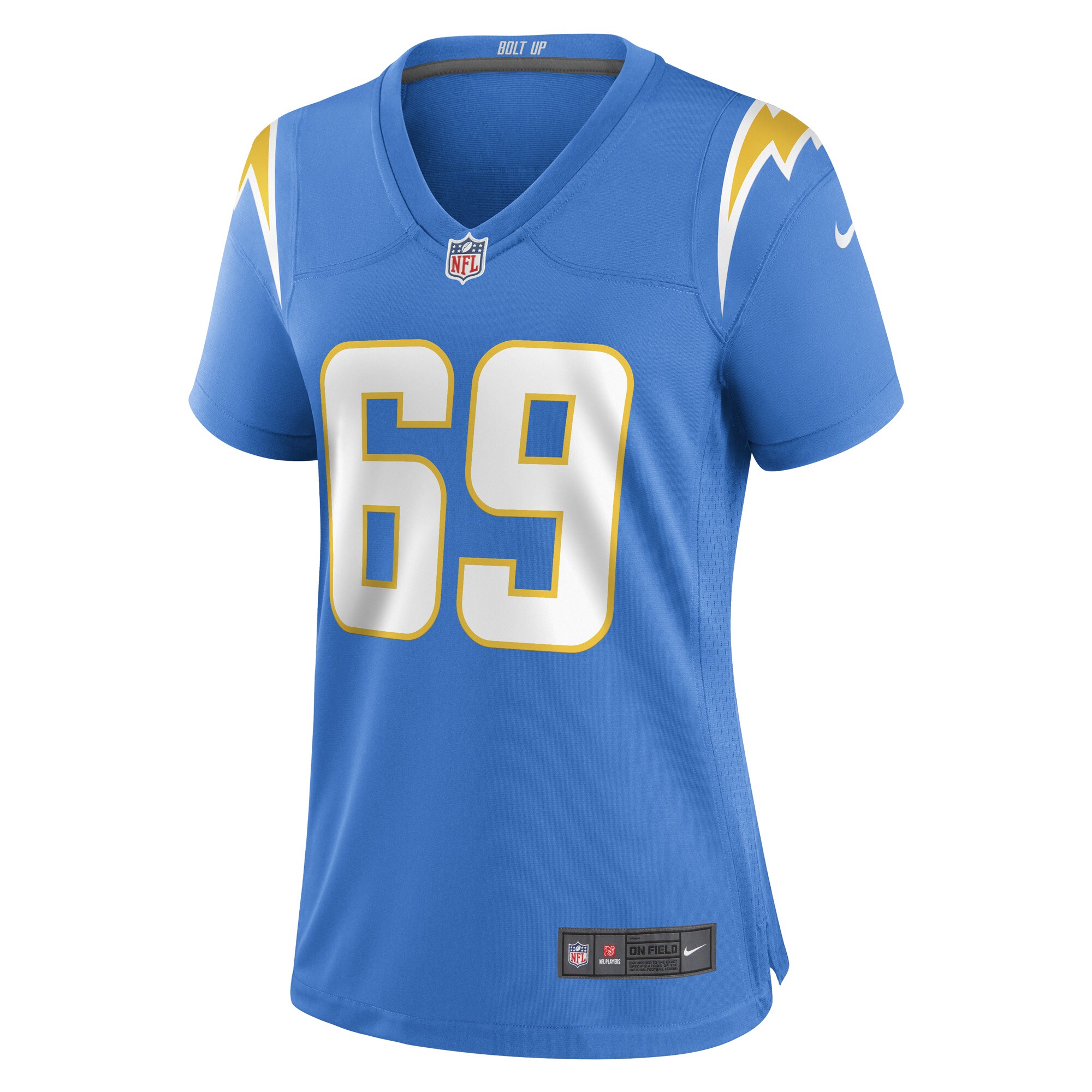 Sebastian Joseph-Day Los Angeles Chargers  Women's Game Player Jersey - Powder Blue