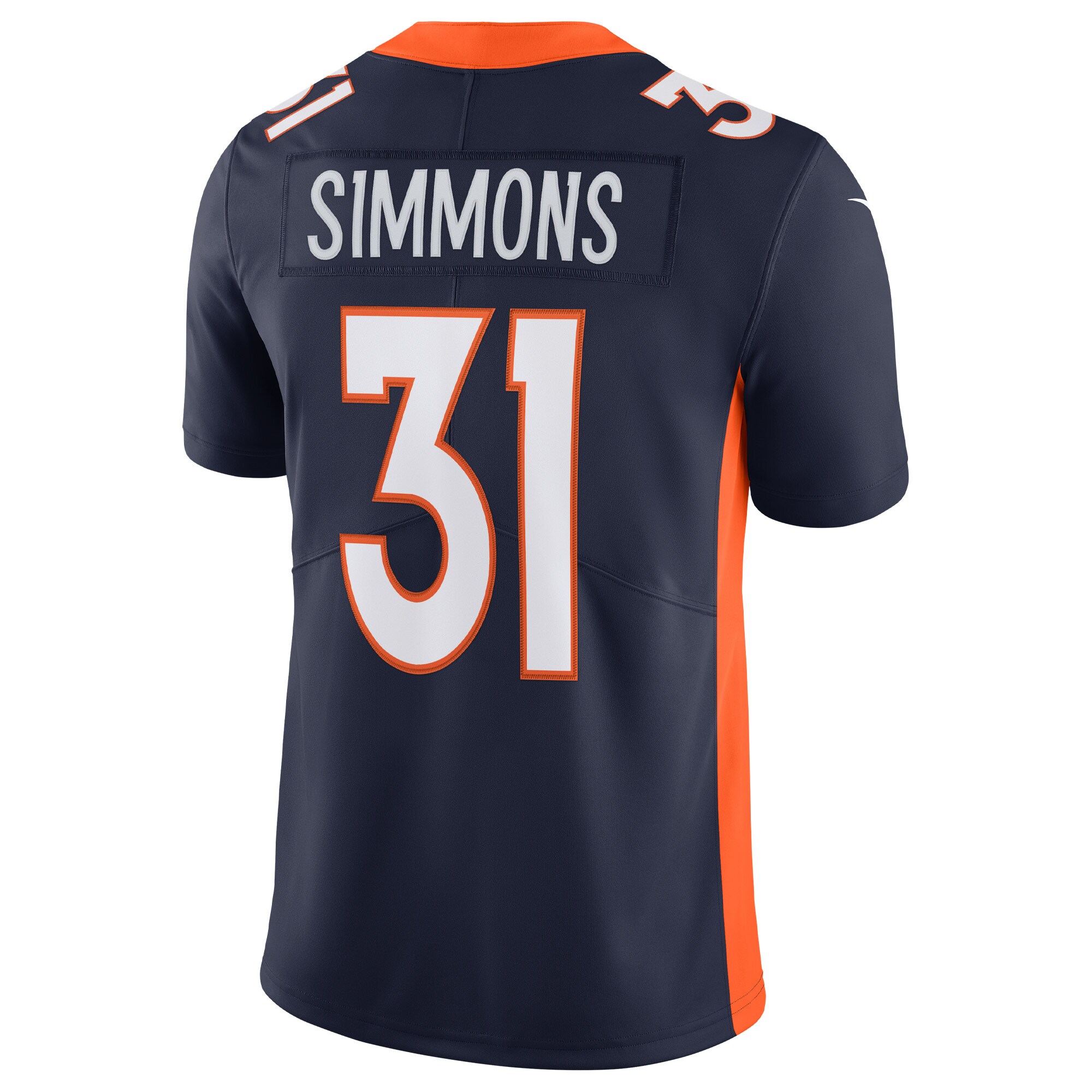Justin Simmons Denver Broncos  Alternate Vapor Limited Jersey - Navy