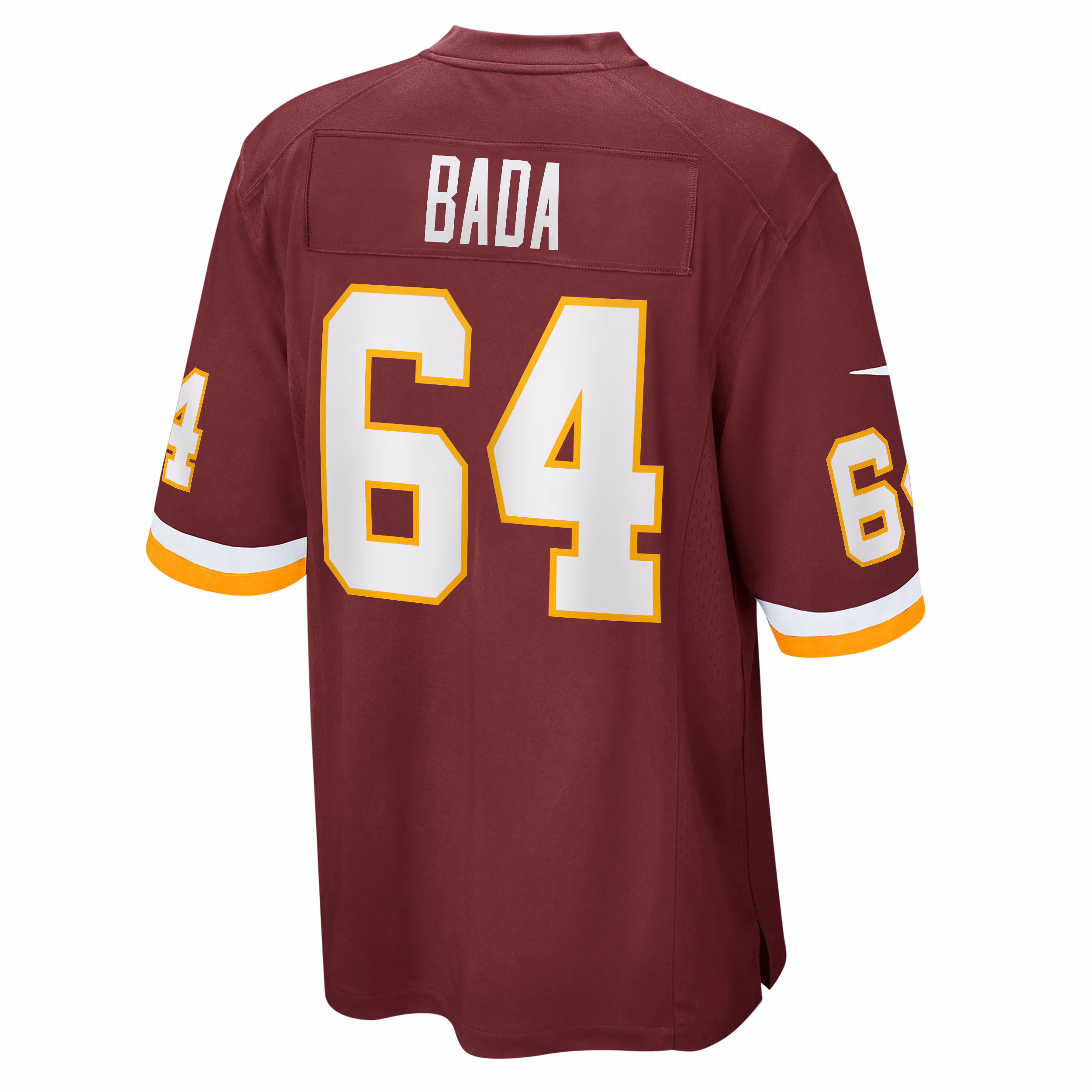 David Bada Washington Football Team Game Player Jersey - Burgundy
