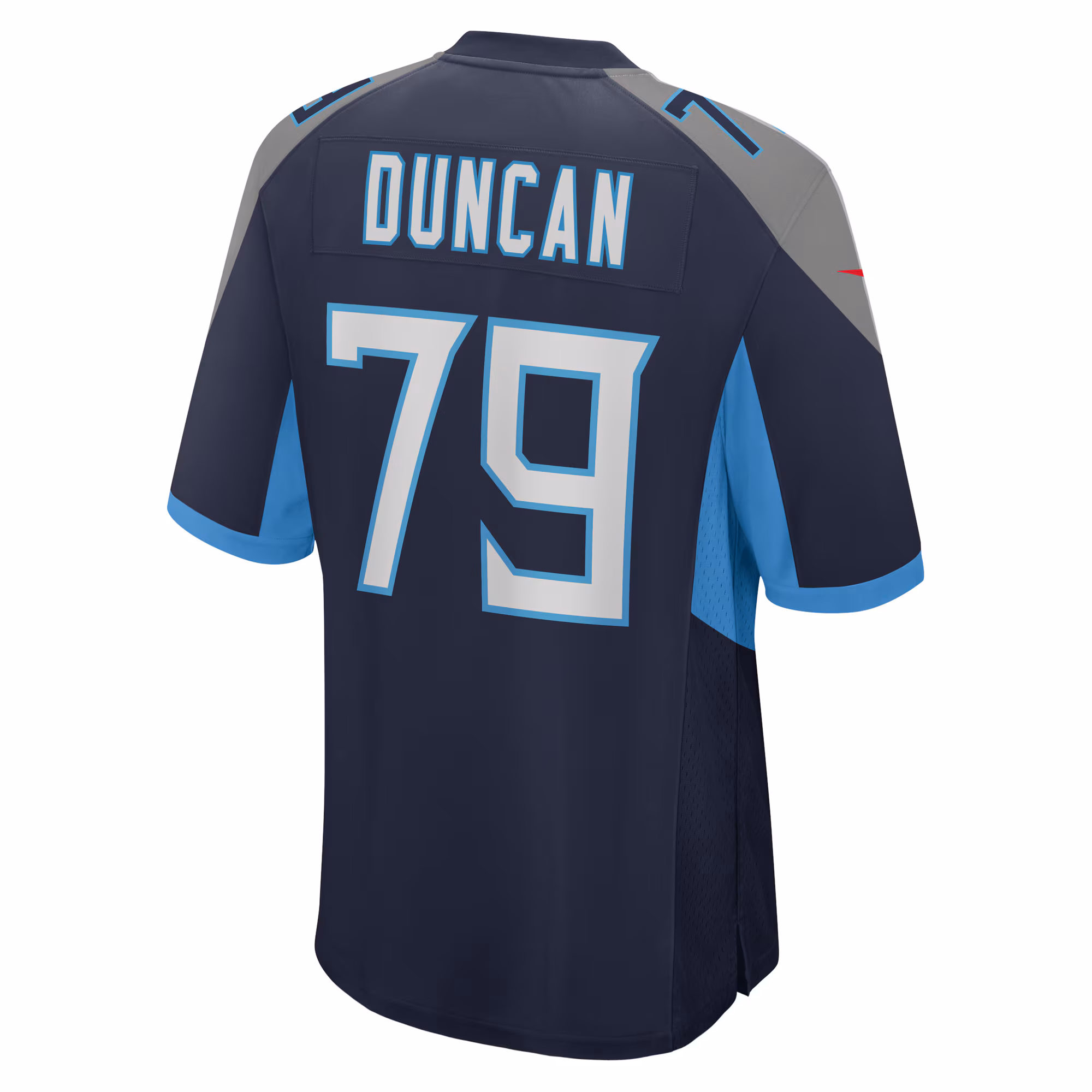 Jaelyn Duncan Tennessee Titans Team Game Jersey -  Navy