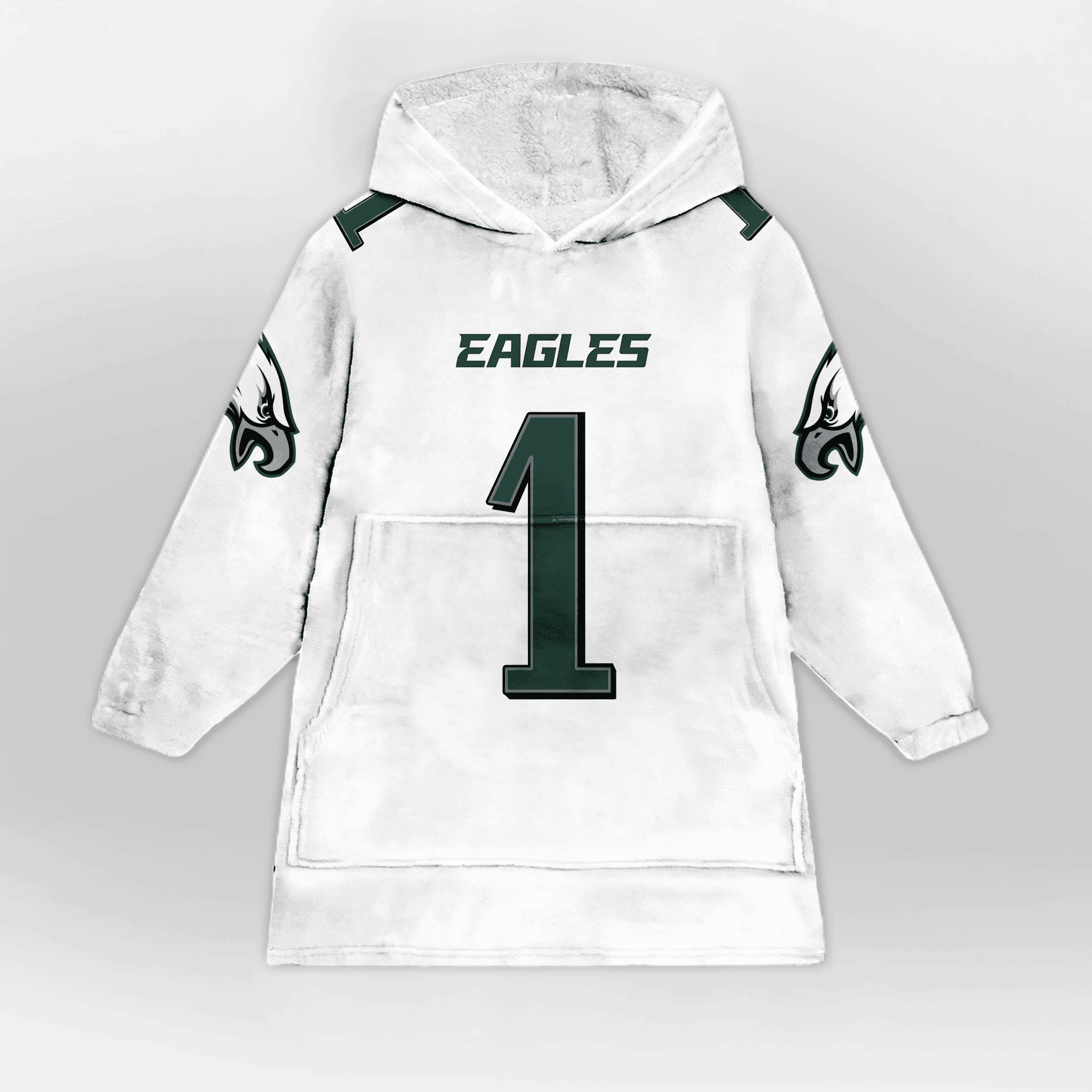 Adult 1 Philadelphia Football Unisex Blanket Hoodie