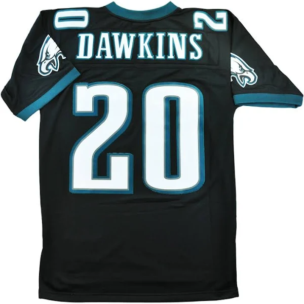 Men's Brian Dawkins Black Philadelphia Eagles Legacy Replica Jersey