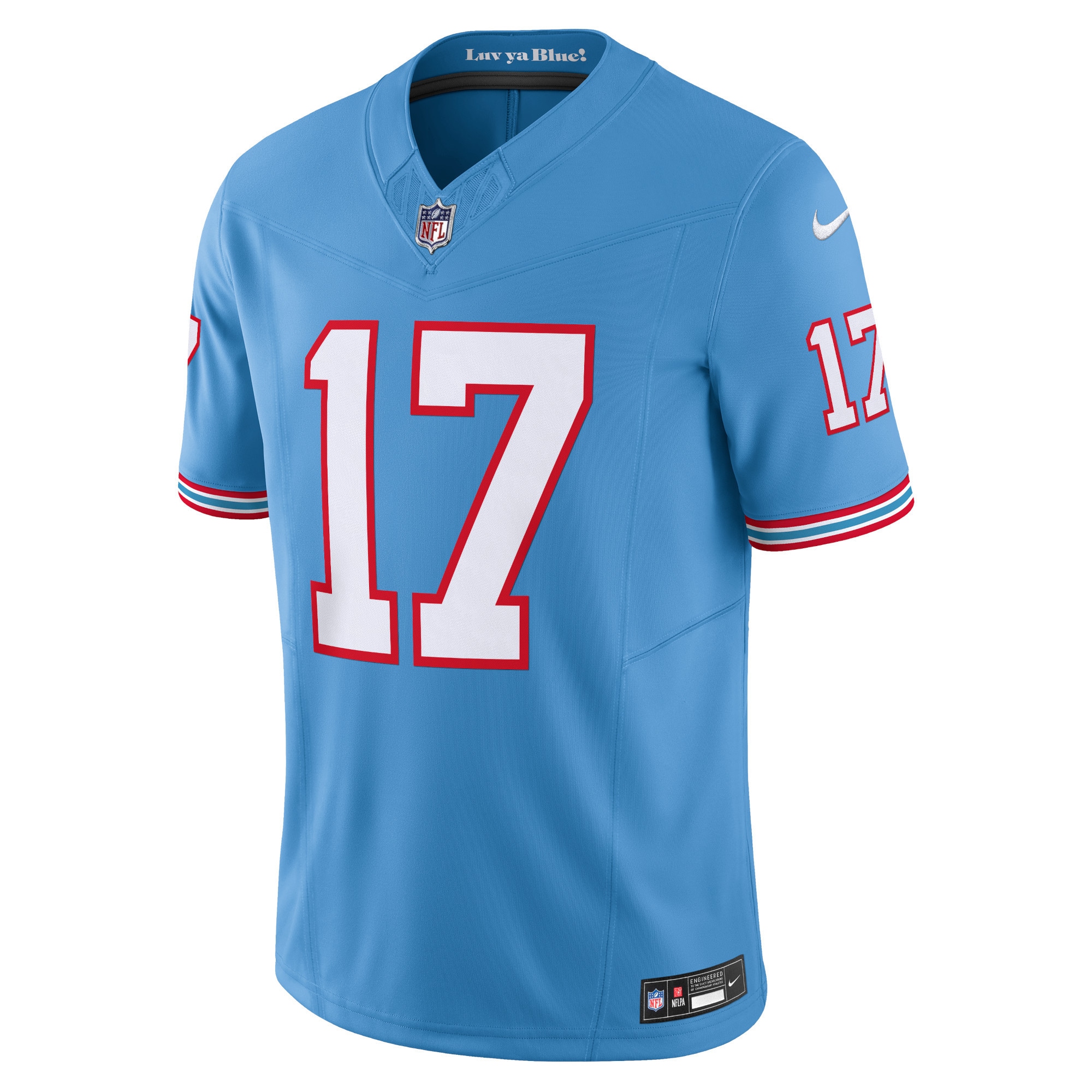 Ryan Tannehill Tennessee Titans Vapor F.U.S.E. Limited Jersey - Light Blue