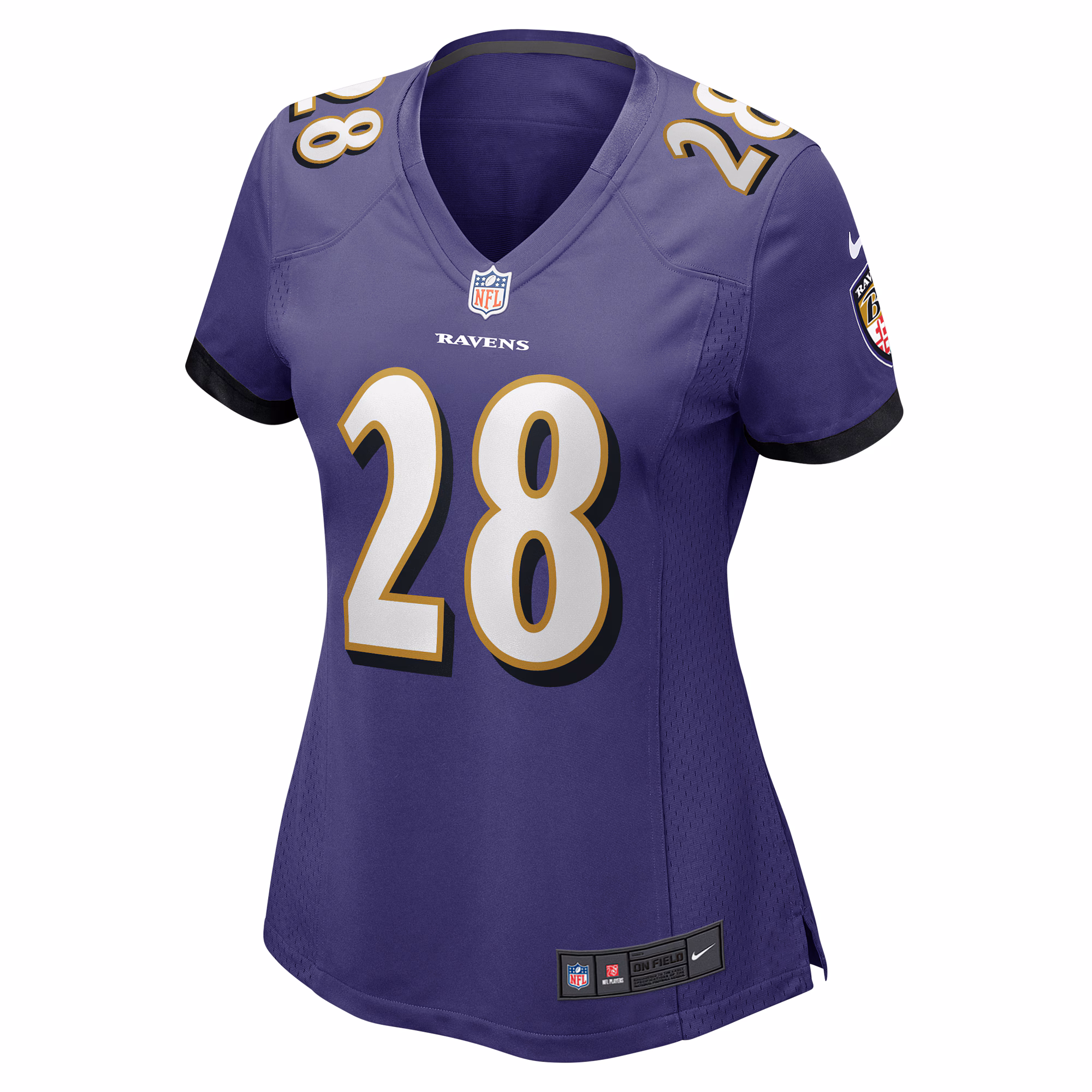 Trayvon Mullen Jr. Baltimore Ravens Women's Team Game Jersey -  Purple