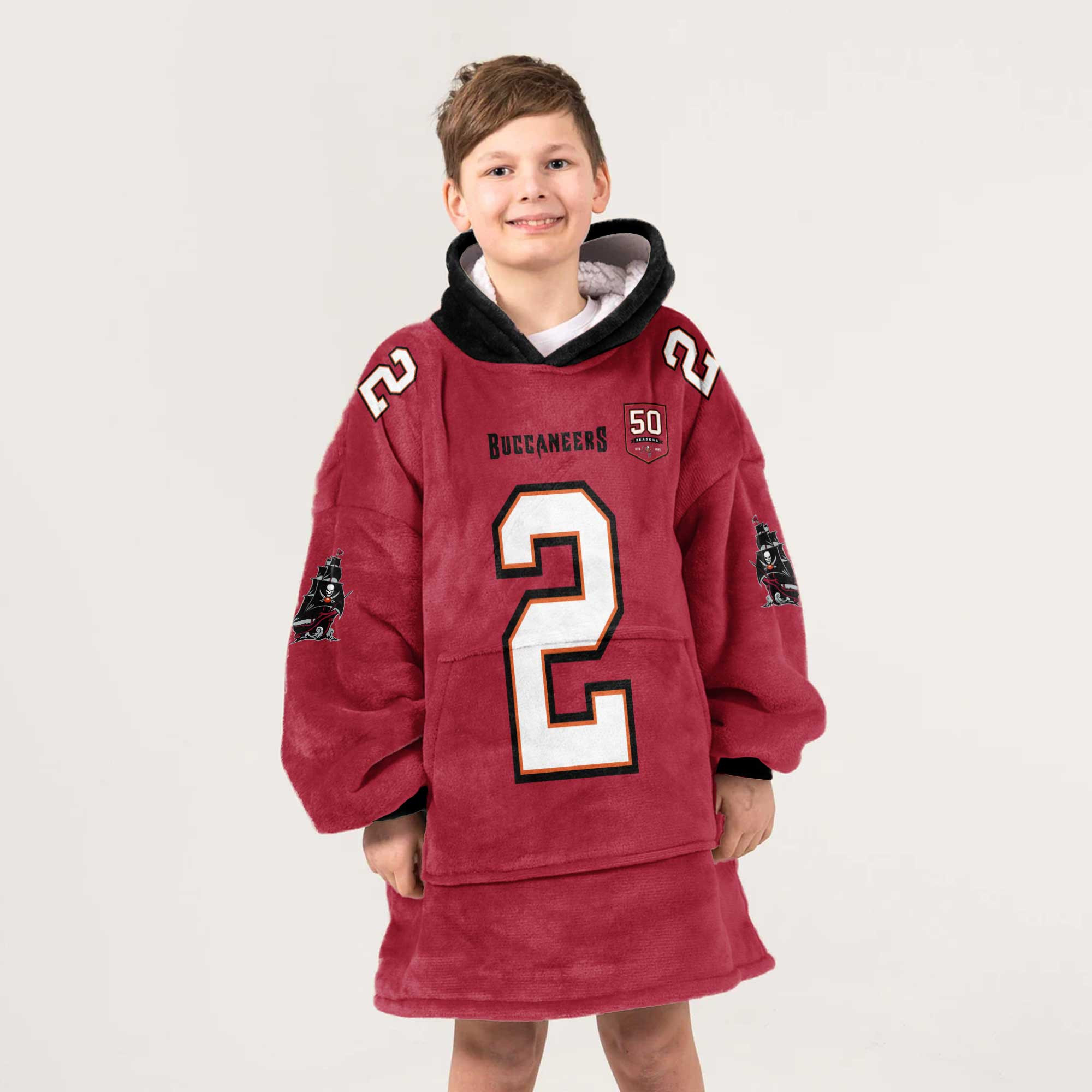 Kid E.E 2 Tampa Bay Football Unisex Blanket Hoodie