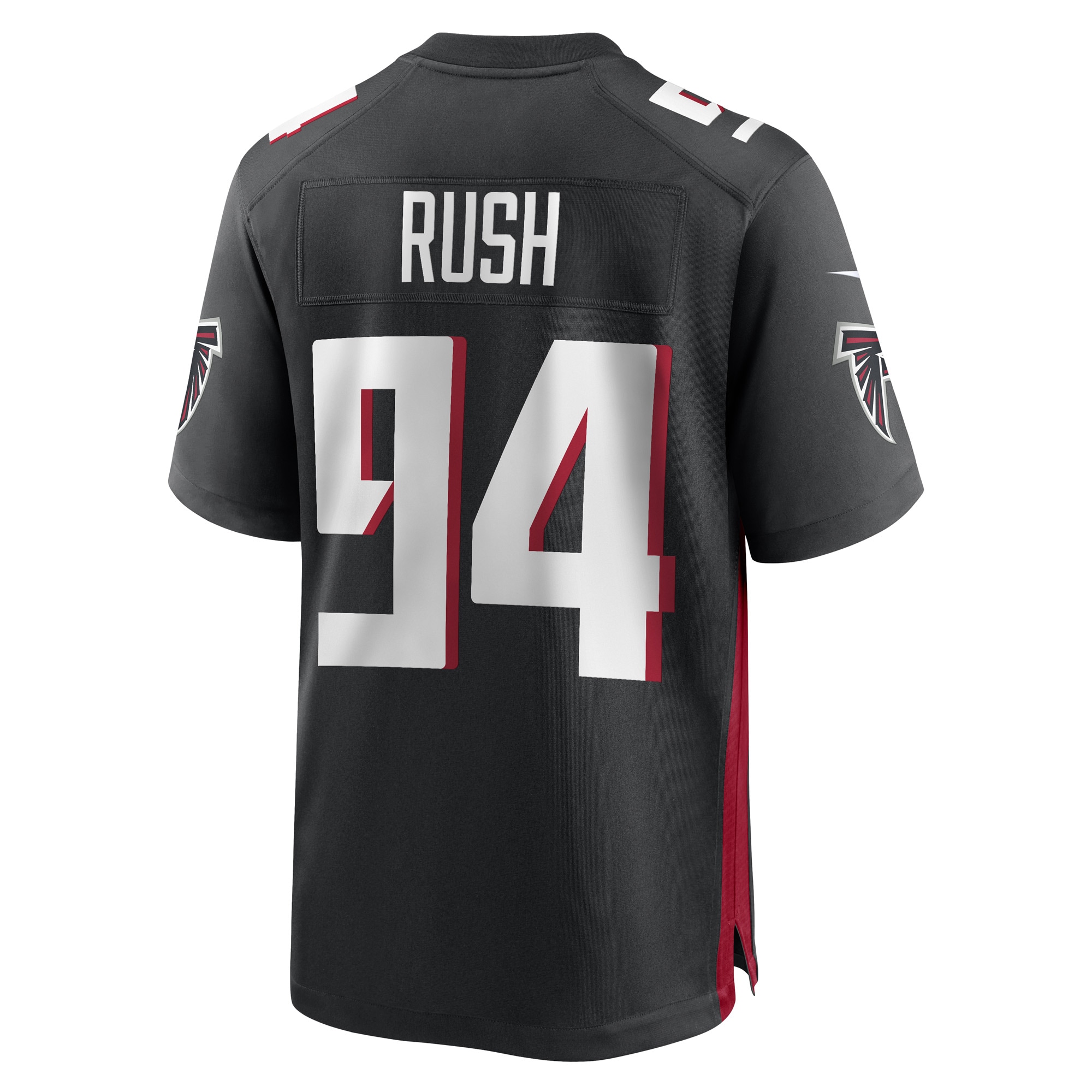 Anthony Rush Atlanta Falcons  Game Player Jersey - Black