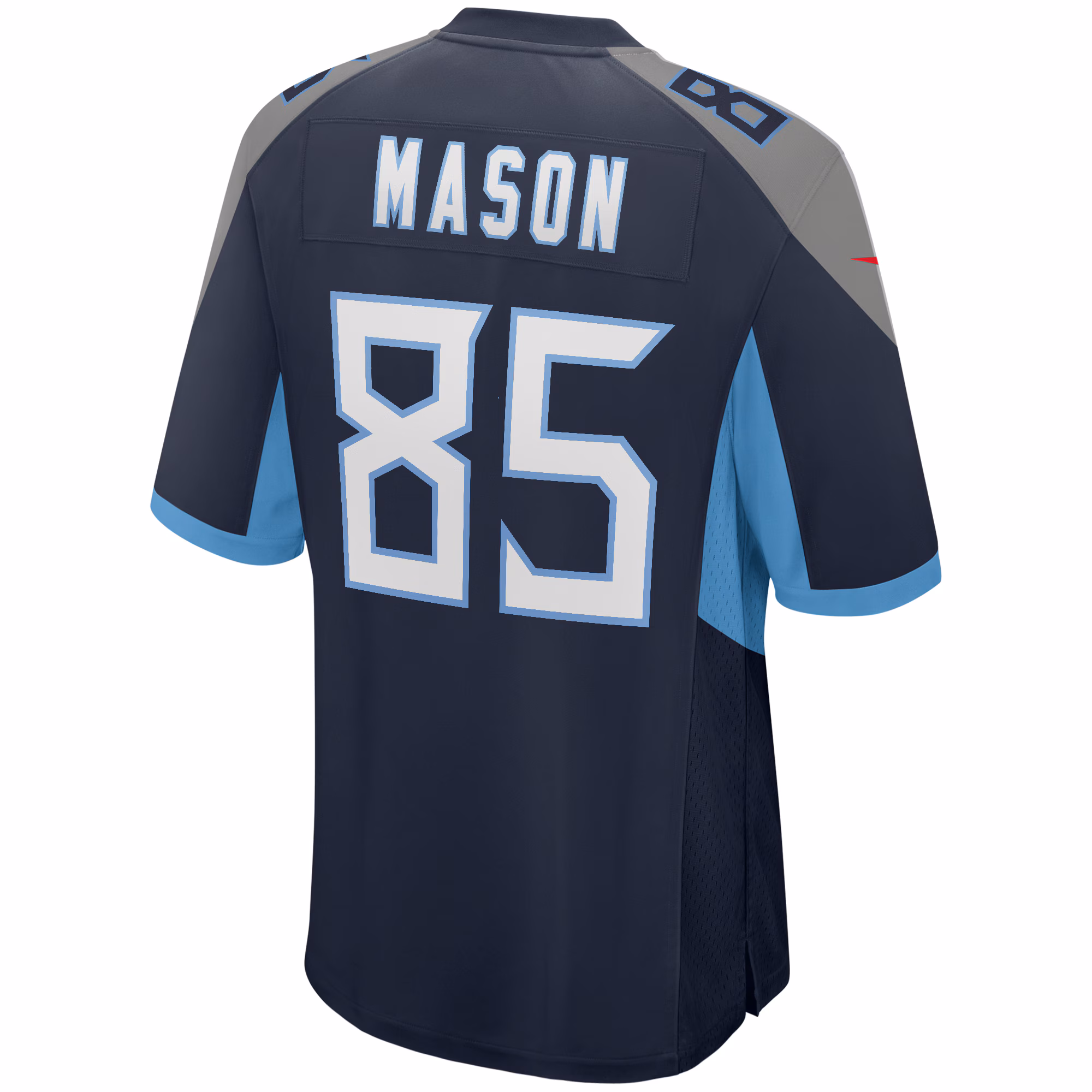 Derrick Mason Tennessee Titans Game Retired Player Jersey - Navy