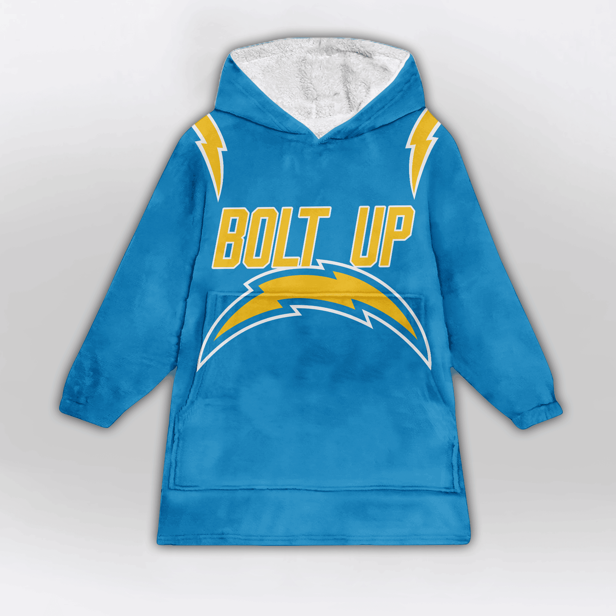 Kid Bolt Up 10 Los Angeles Football Unisex Blanket Hoodie