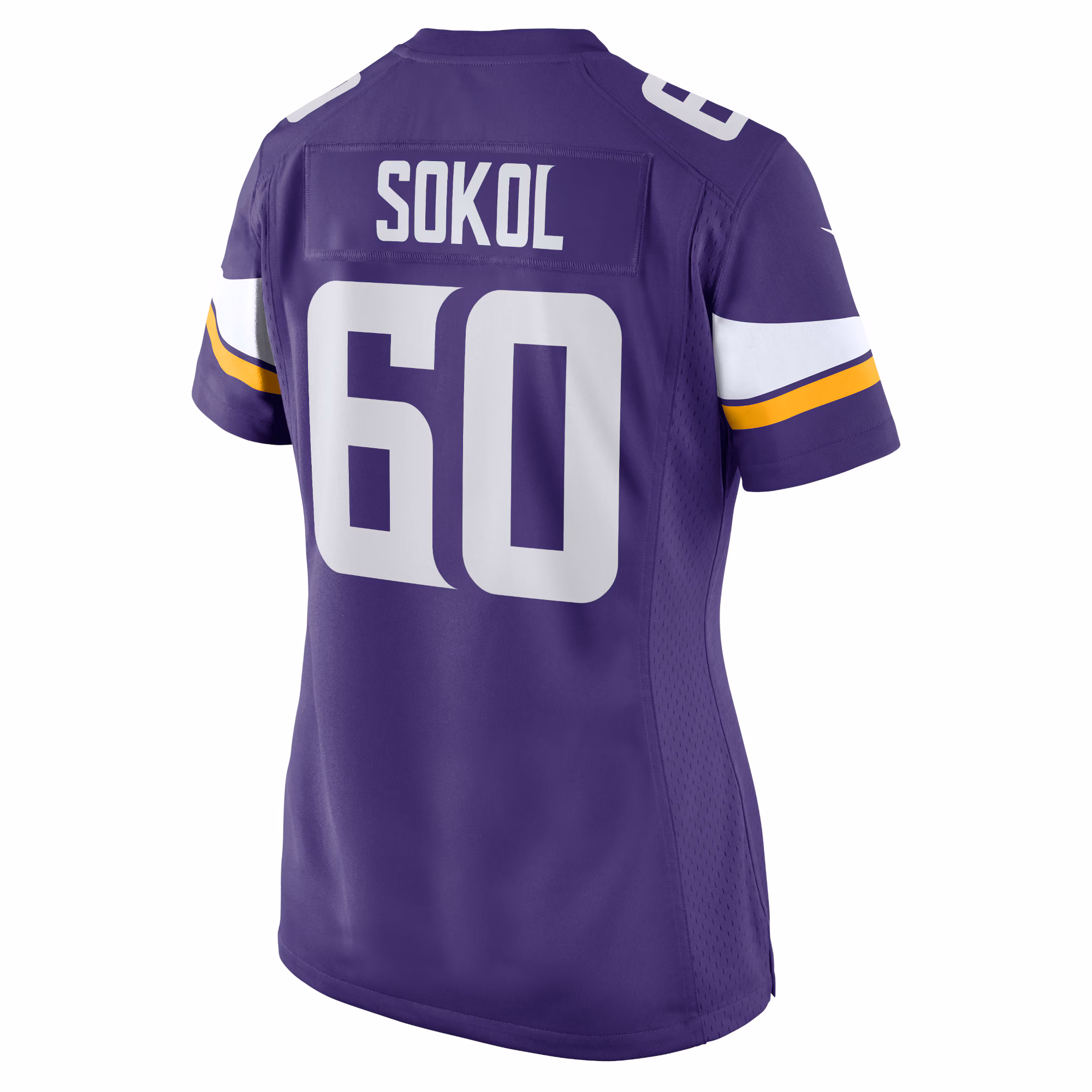 Josh Sokol Minnesota Vikings Women's Home Game Player Jersey - Purple