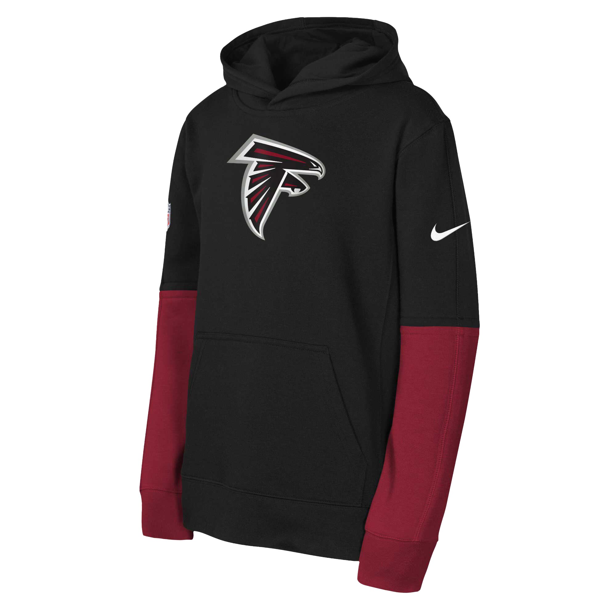 Atlanta Falcons Youth  Team Issue Club Pullover Hoodie - Black