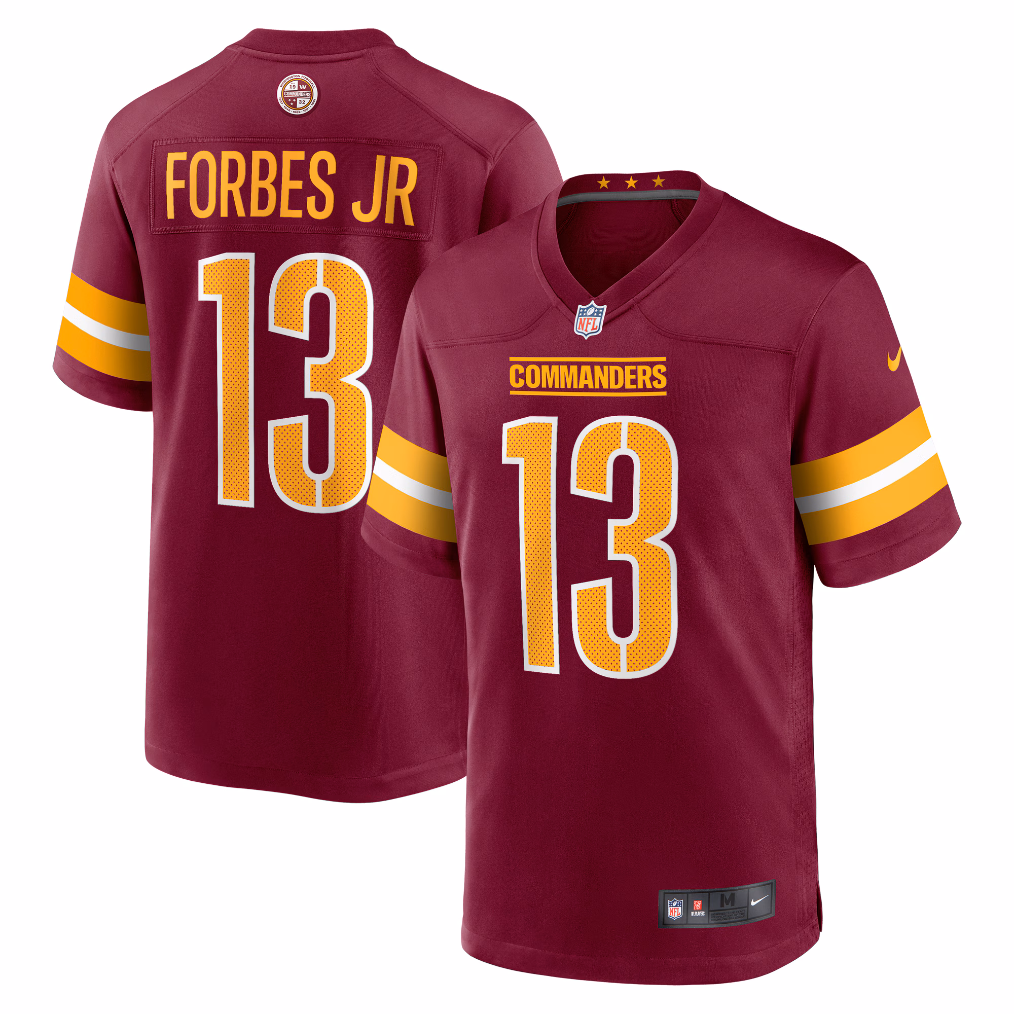 Emmanuel Forbes Washington Commanders 2023 NFL Draft First Round Pick Game Jersey - Burgundy