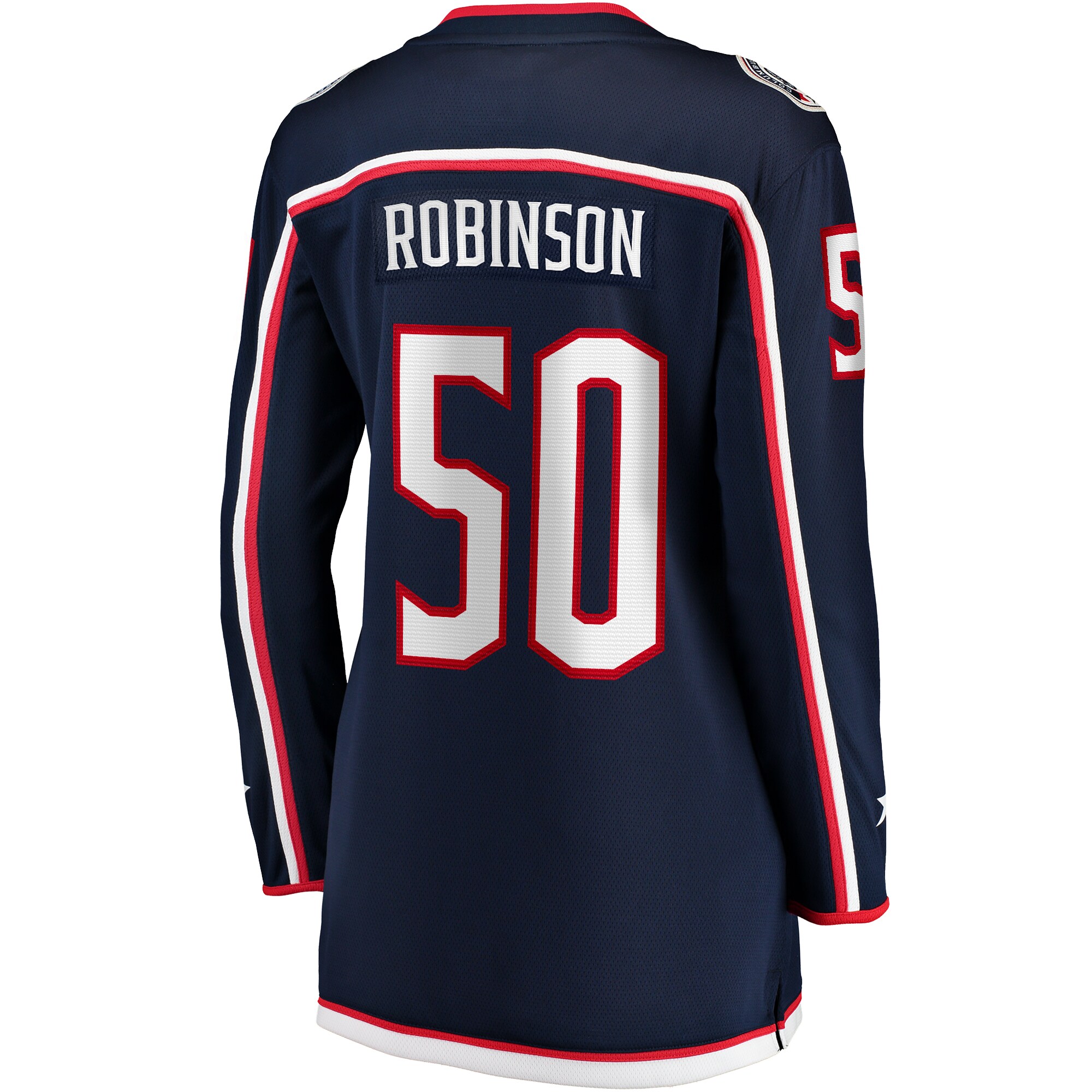 Eric Robinson Columbus Blue Jackets Women's Home Breakaway Player Jersey - Navy
