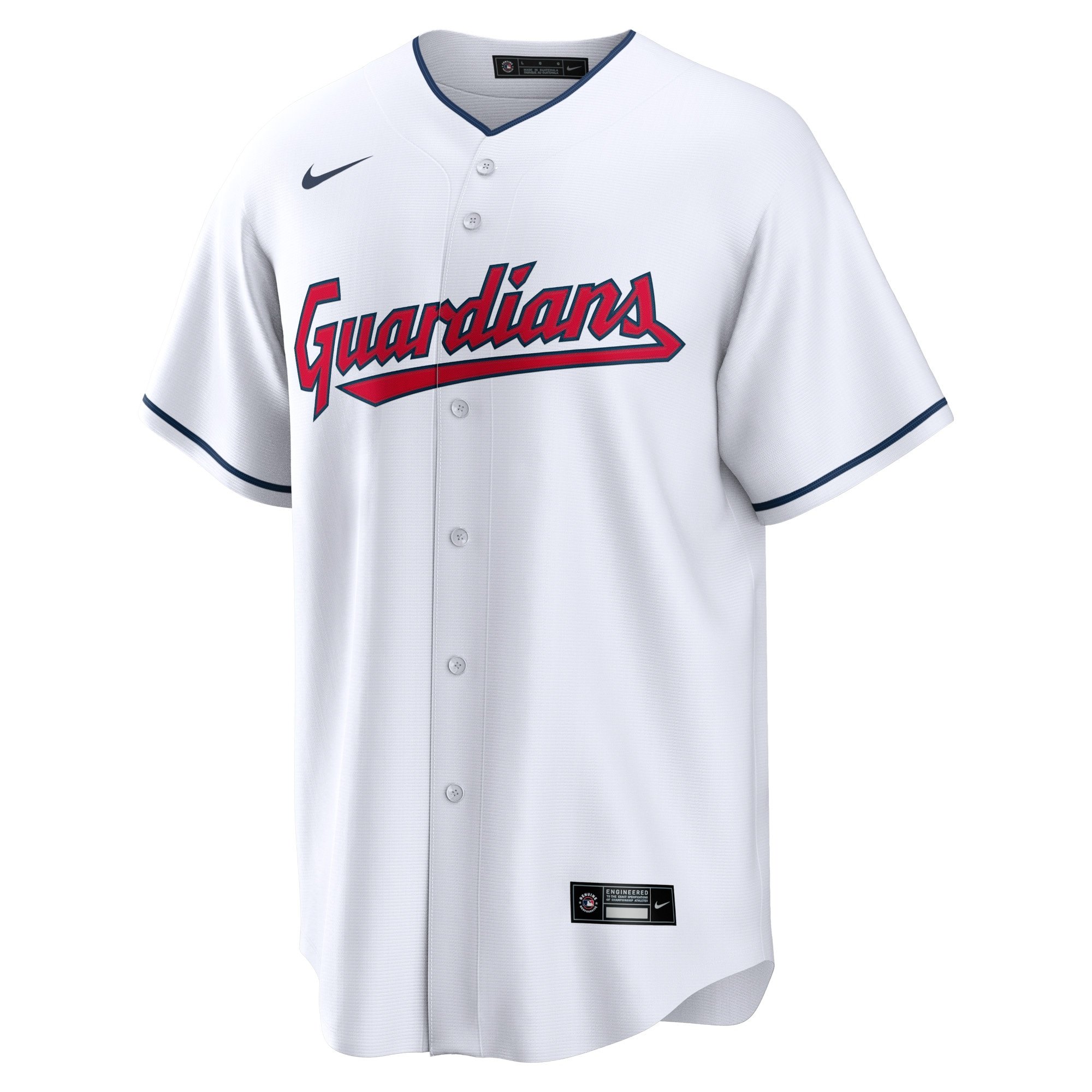 Men's Cleveland Guardians Shane Bieber  White Replica Player Jersey