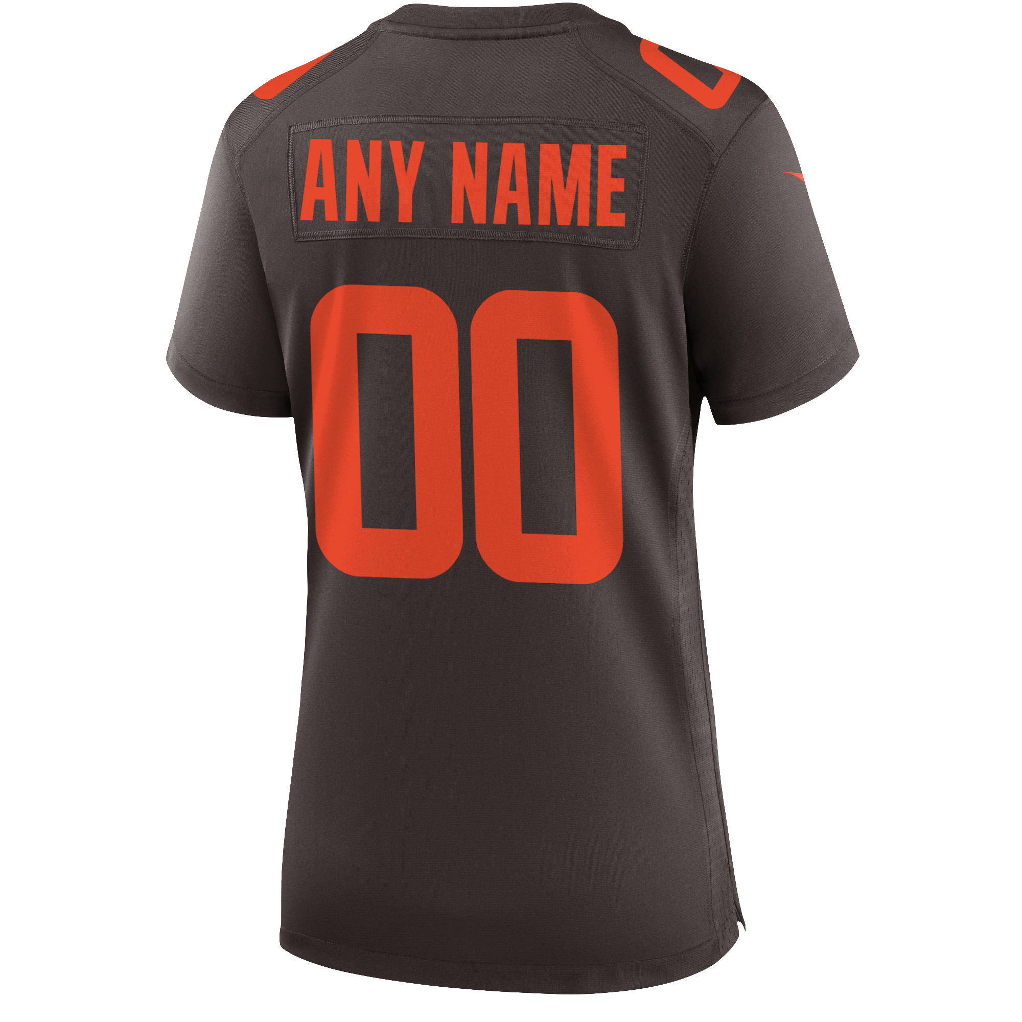 Cleveland Browns  Women's Alternate Custom Game Jersey - Brown