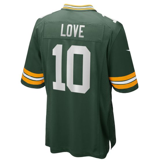 Green Bay Packers #10 Jordan Love Home Game Jersey-Fir Green