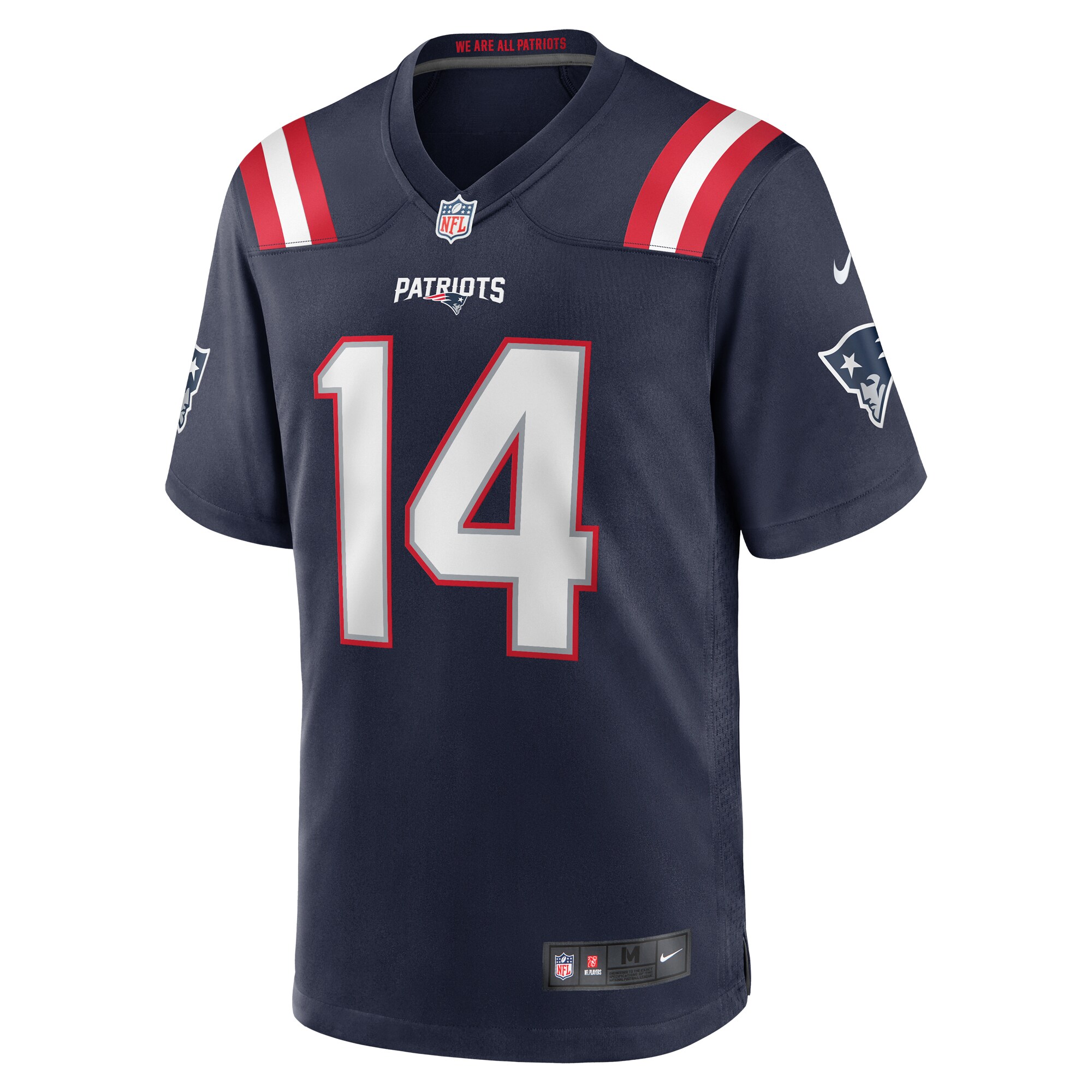 Tristan Vizcaino New England Patriots Home Game Player Jersey - Navy