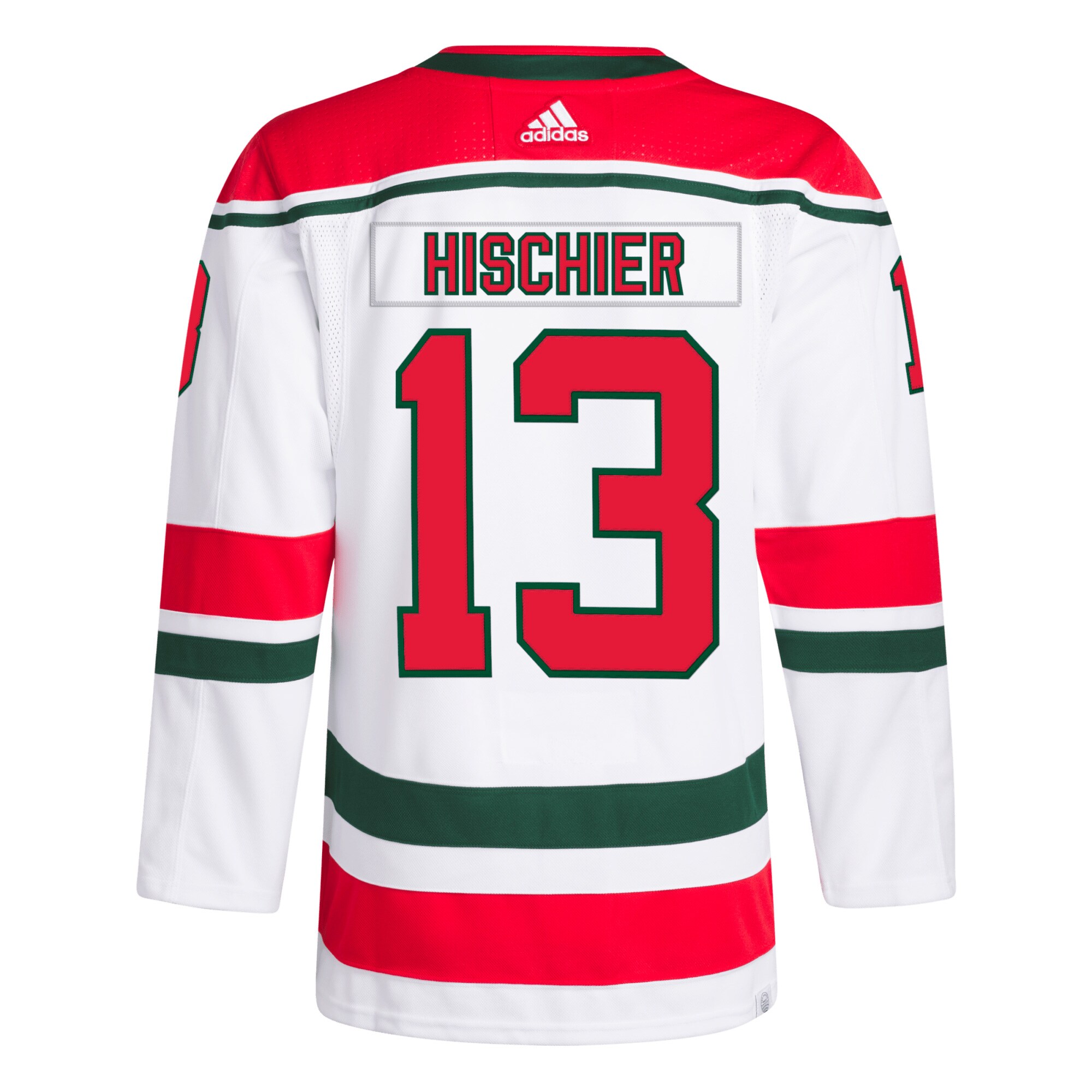 Nico Hischier New Jersey Devils  2022/23 Heritage Primegreen Authentic Pro Jersey - White
