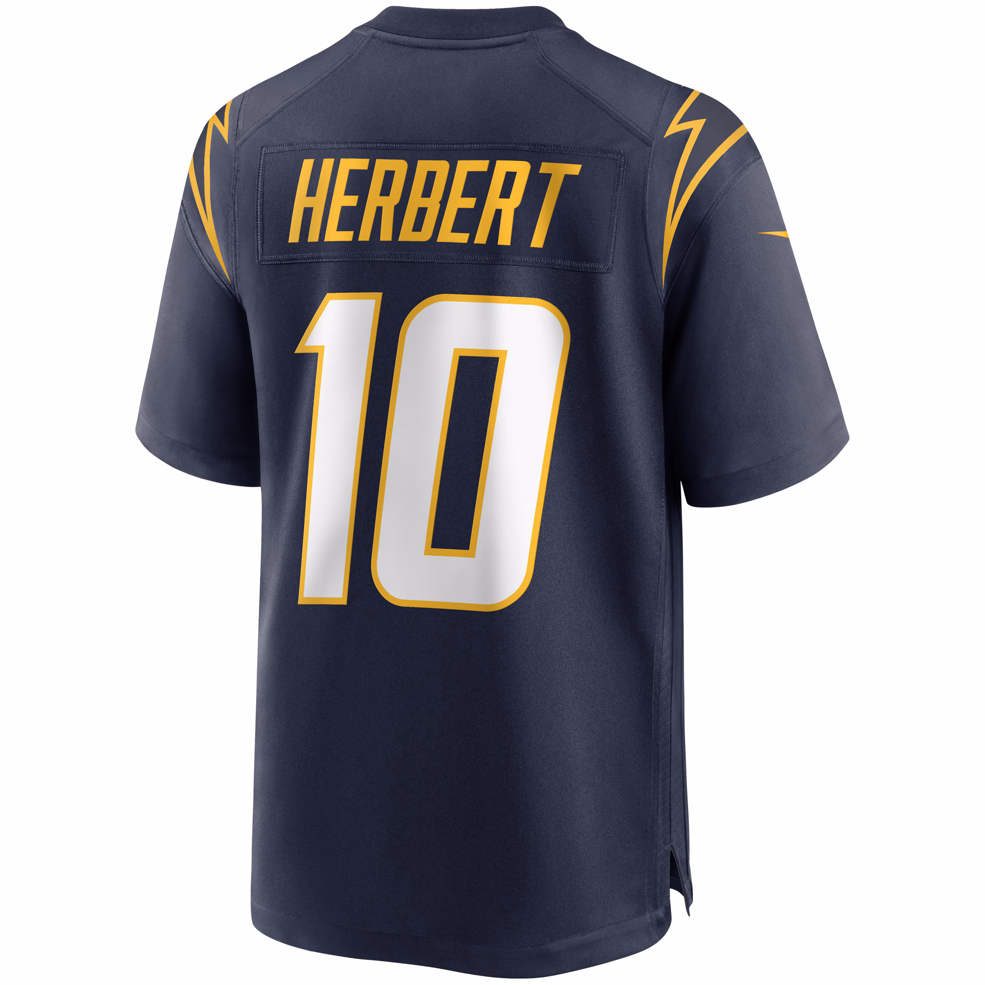 Justin Herbert #10 Los Angeles Chargers Game Jersey - White